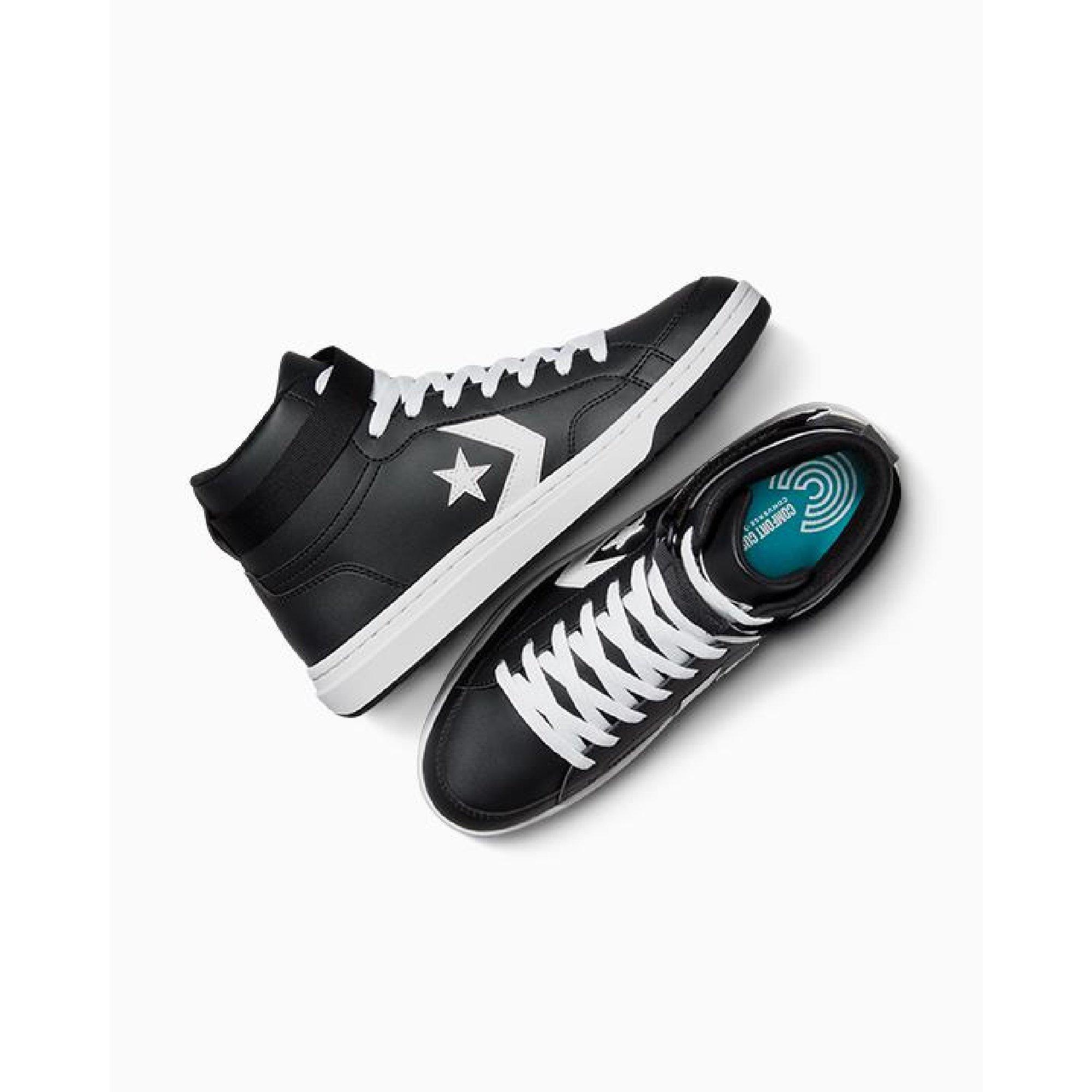 001-Black/Whi - Converse - Unisex Adults Pro Blaze V2 High-Top Trainers - 4