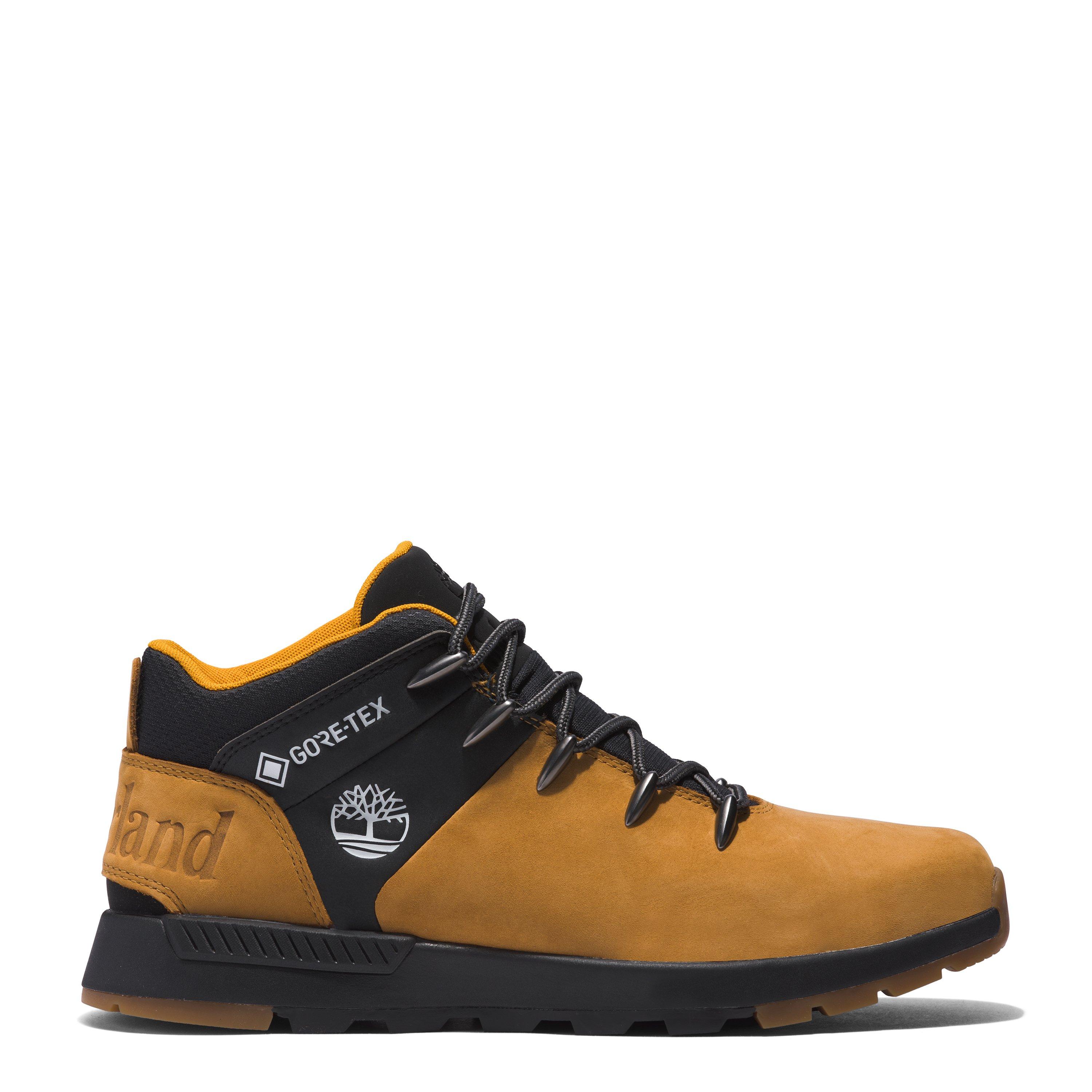 Wheat/Nubuck - Timberland - Women's Sprint Trekker Mid Lace-Up Waterproof Rugged Boots - 1