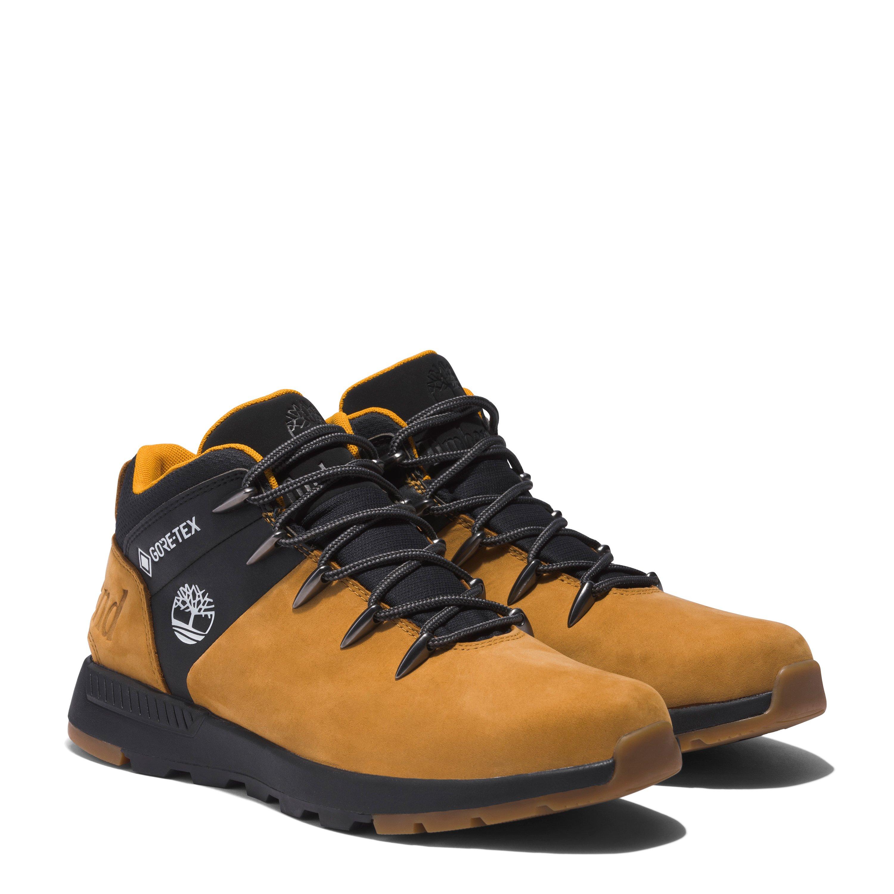 Wheat/Nubuck - Timberland - Sprint Trekker Mid Lace-Up Waterproof Rugged Boots - 3