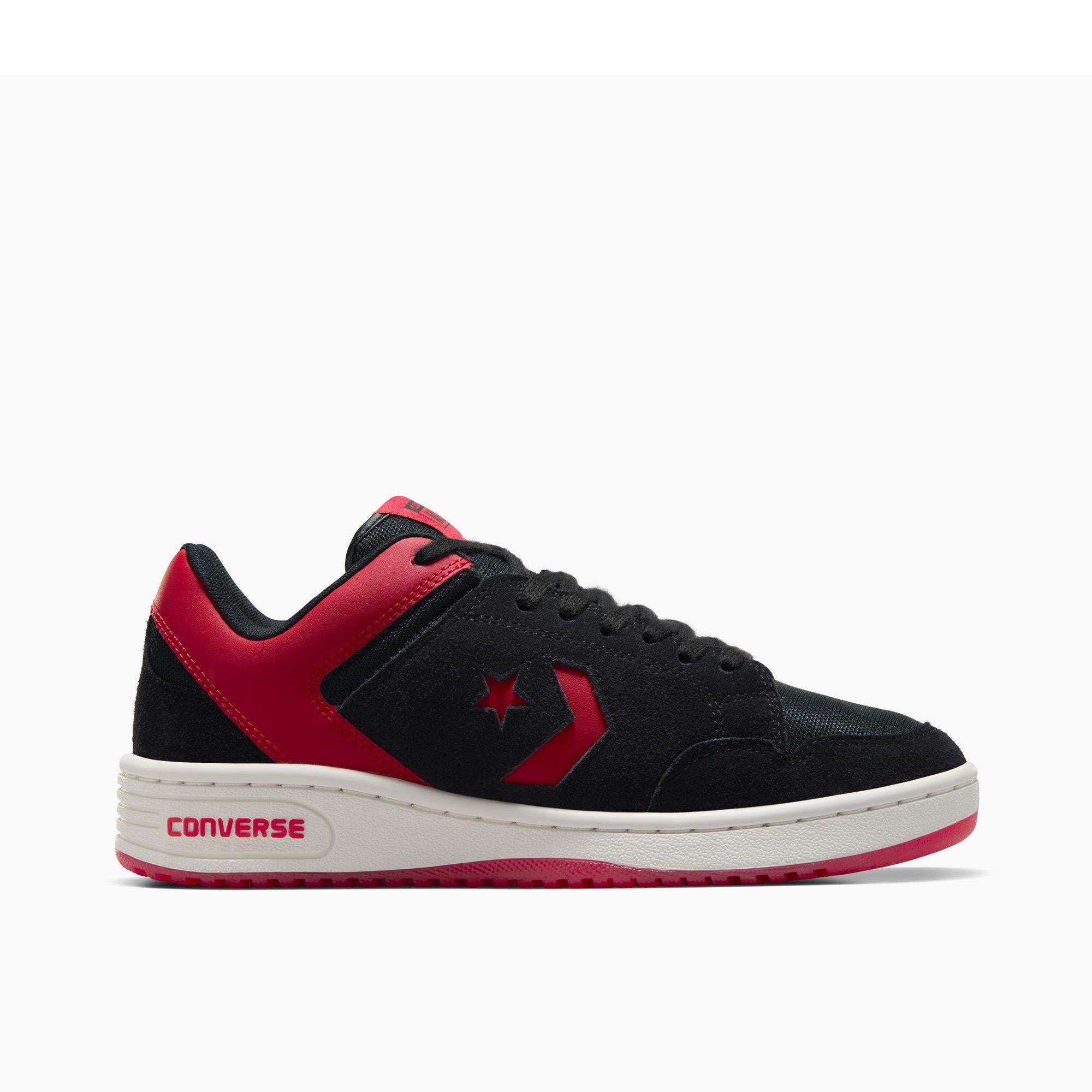 Converse  Weapon Suede High-Top Trainers - 001-Black/Red - 8.5 (43)