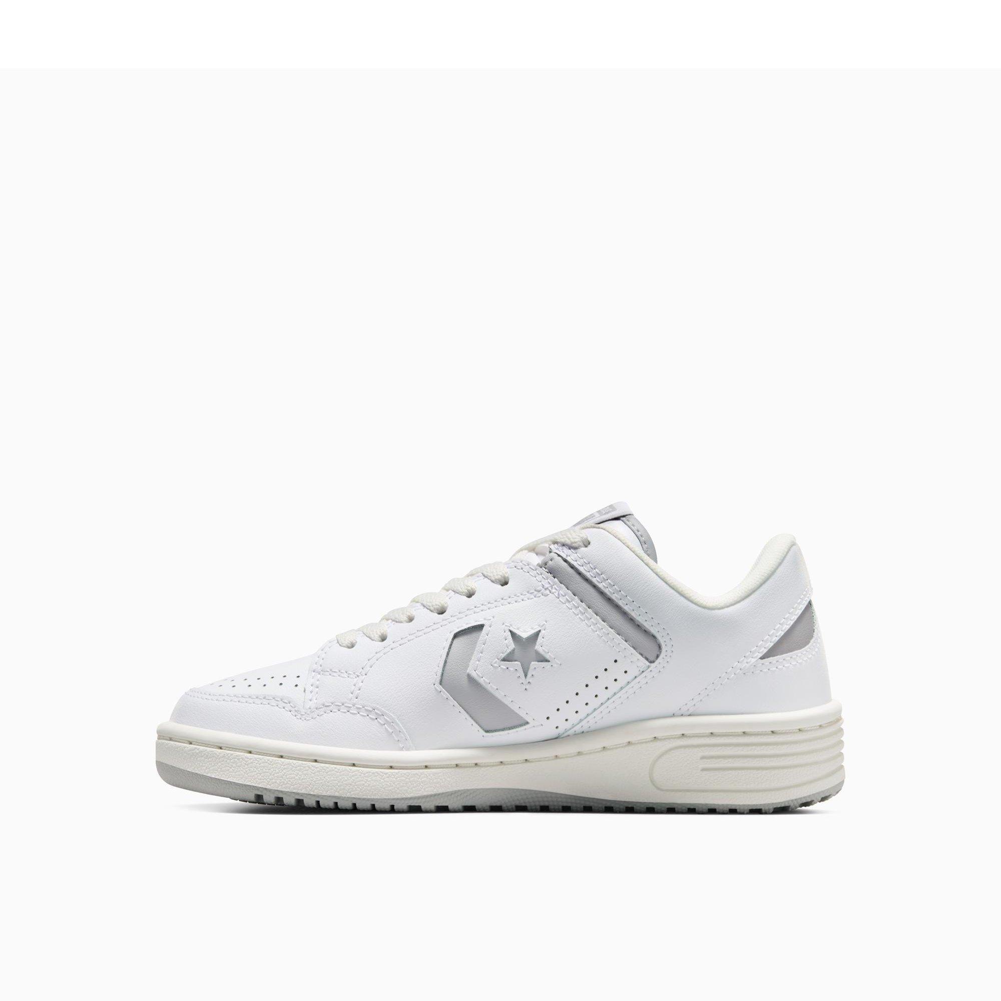 119-White/Gre - Converse - Unisex Adults Weapon Leather High-Top Trainers - 2