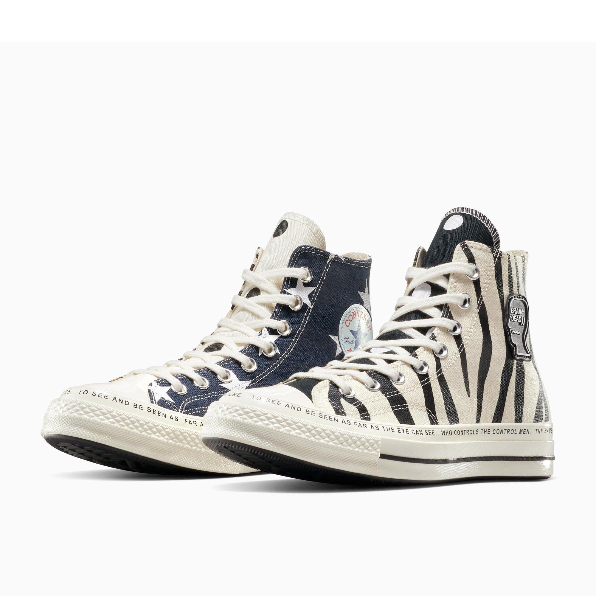 286-Khaki/Off - Converse - Unisex Chuck 70 High-Top Trainers - 4