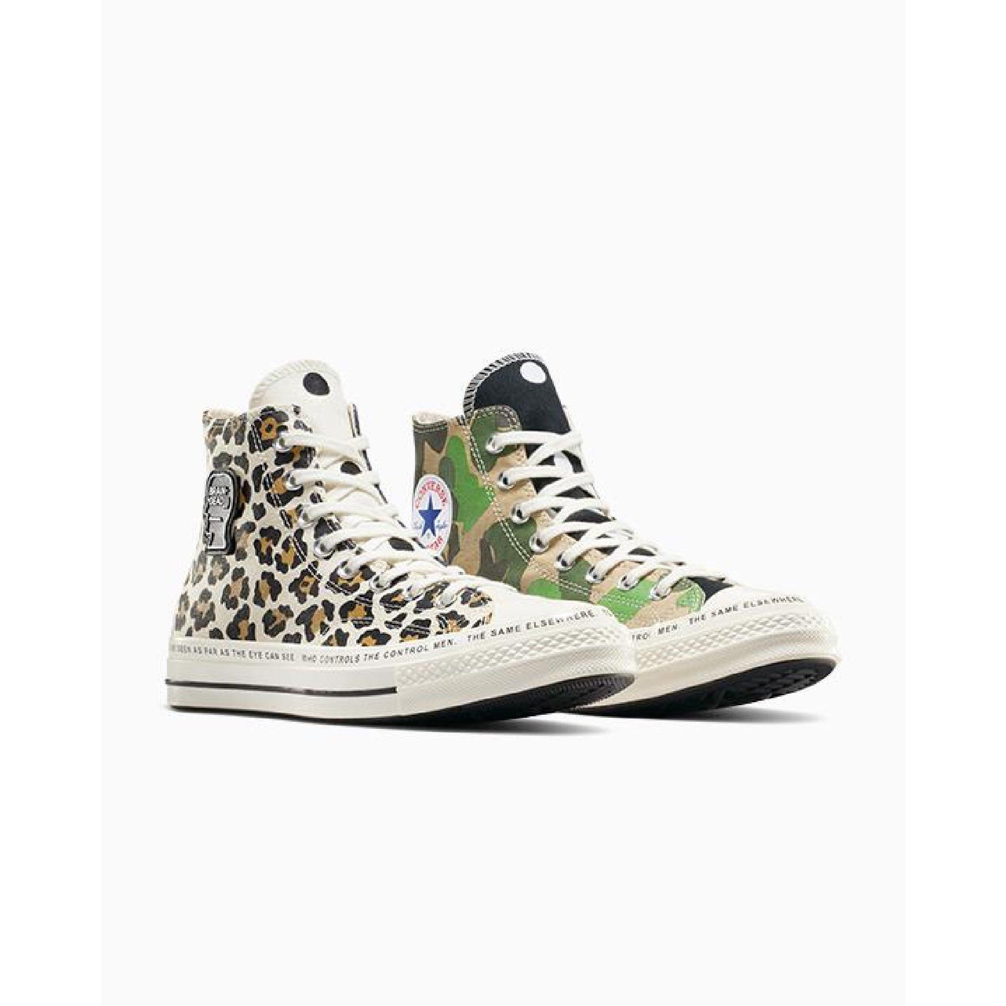 286-Khaki/Off - Converse - Unisex Chuck 70 High-Top Trainers - 5