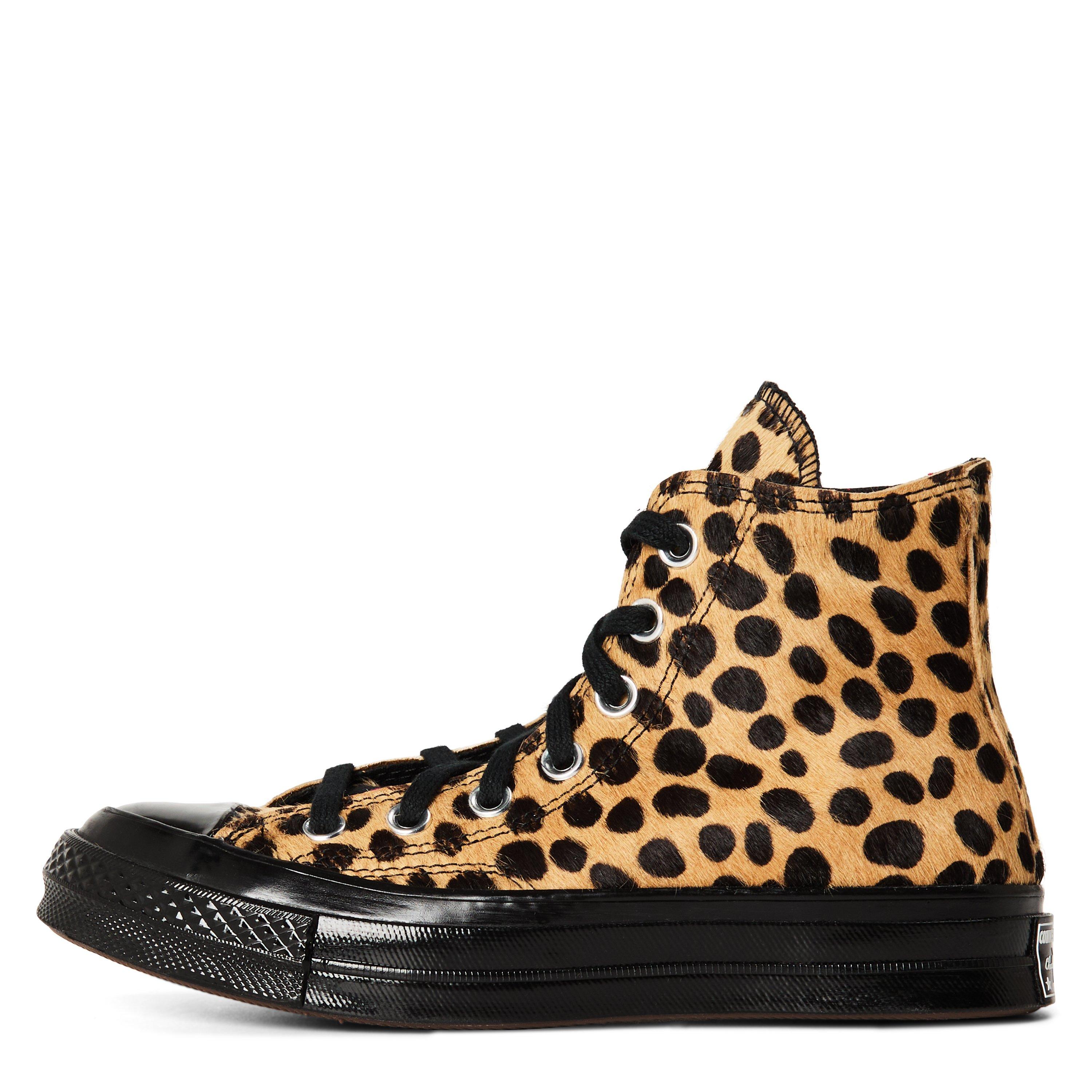 704-Gold/Blac - Converse - Unisex Adults Chuck 70 Pony Hair High-Top Trainers - 2