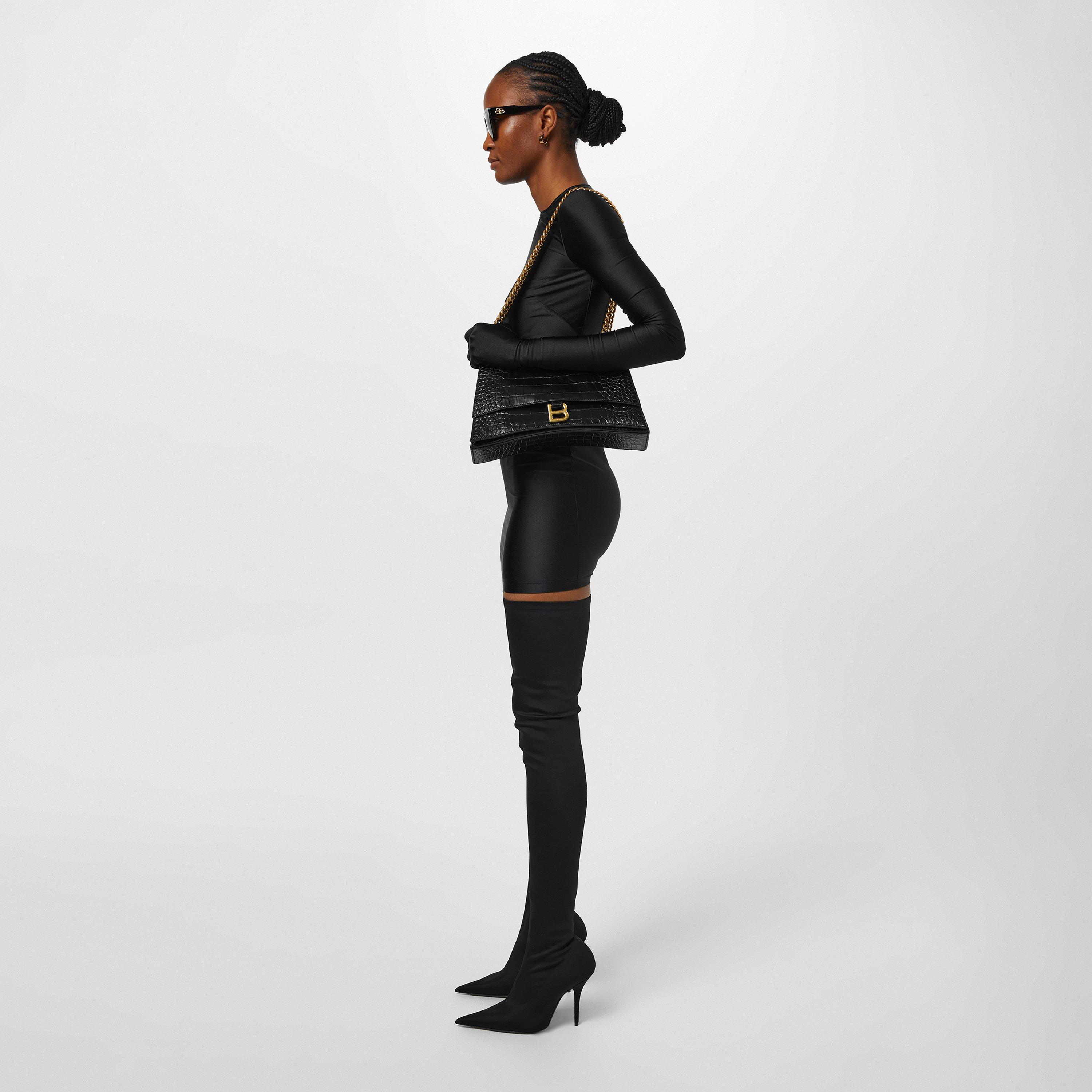 Black - Balenciaga - Knife Over The Knee Boots - 6
