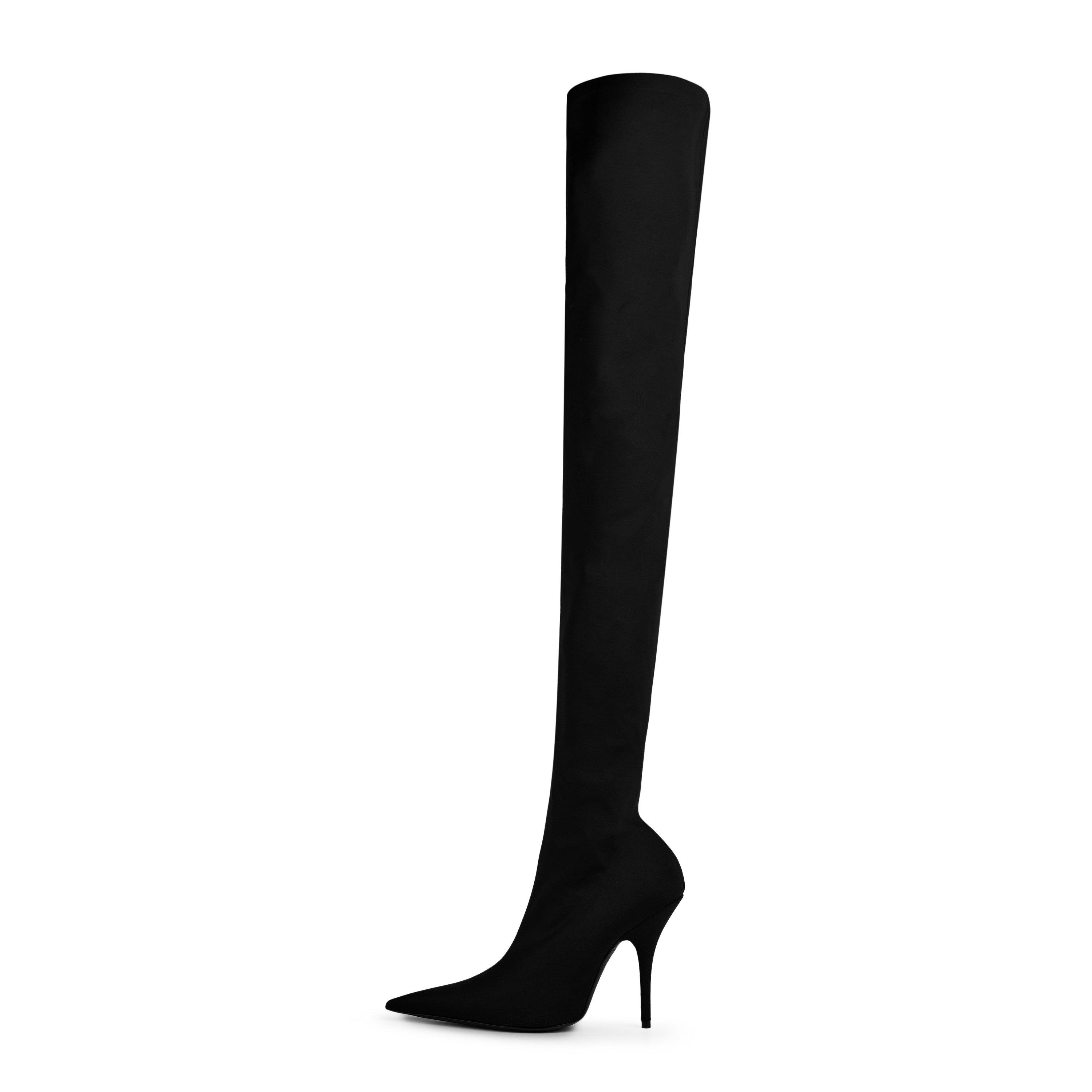 Black - Balenciaga - Knife Over The Knee Boots - 3