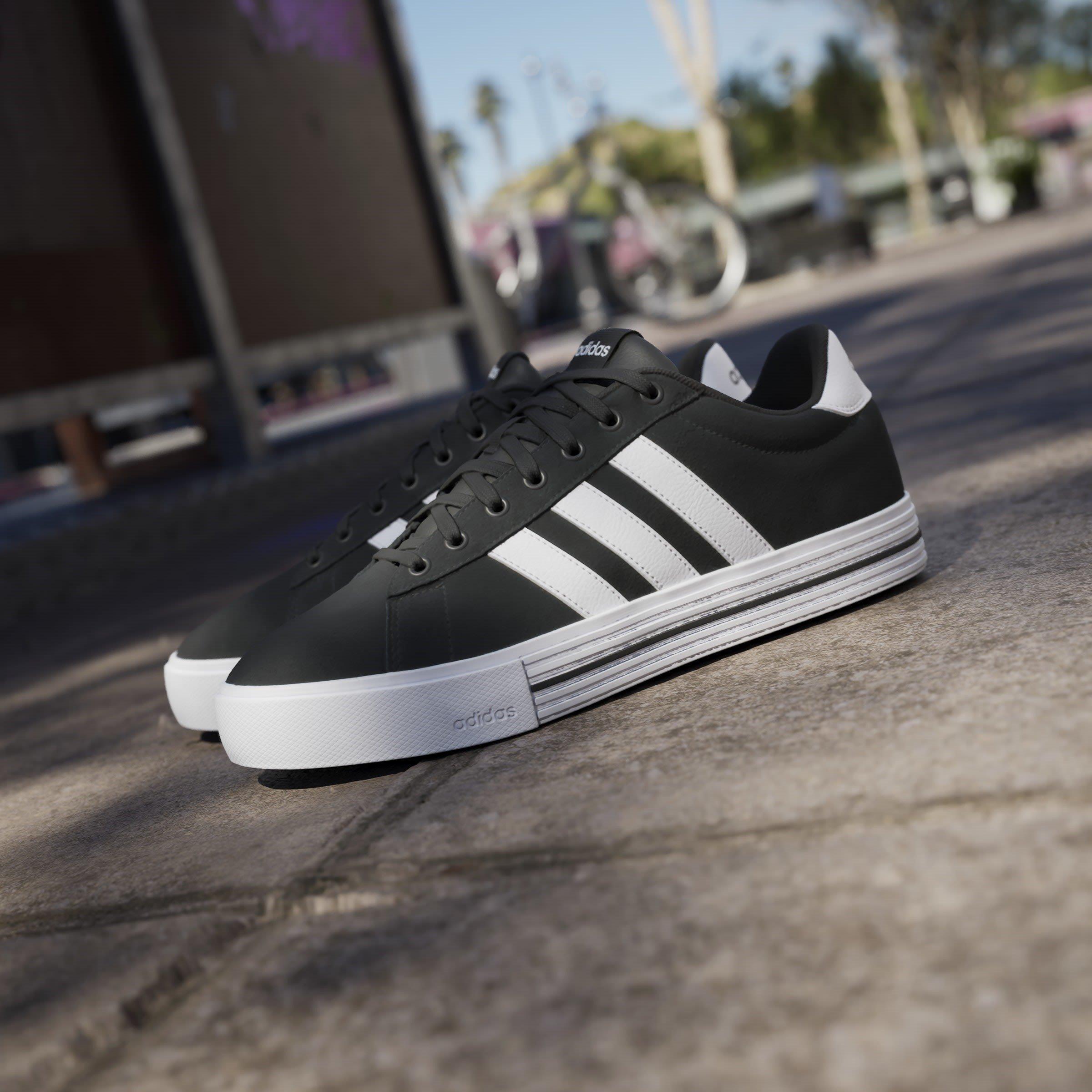 Black/Wht/Wht - adidas - Daily 4.0 Shoes Adults - 14