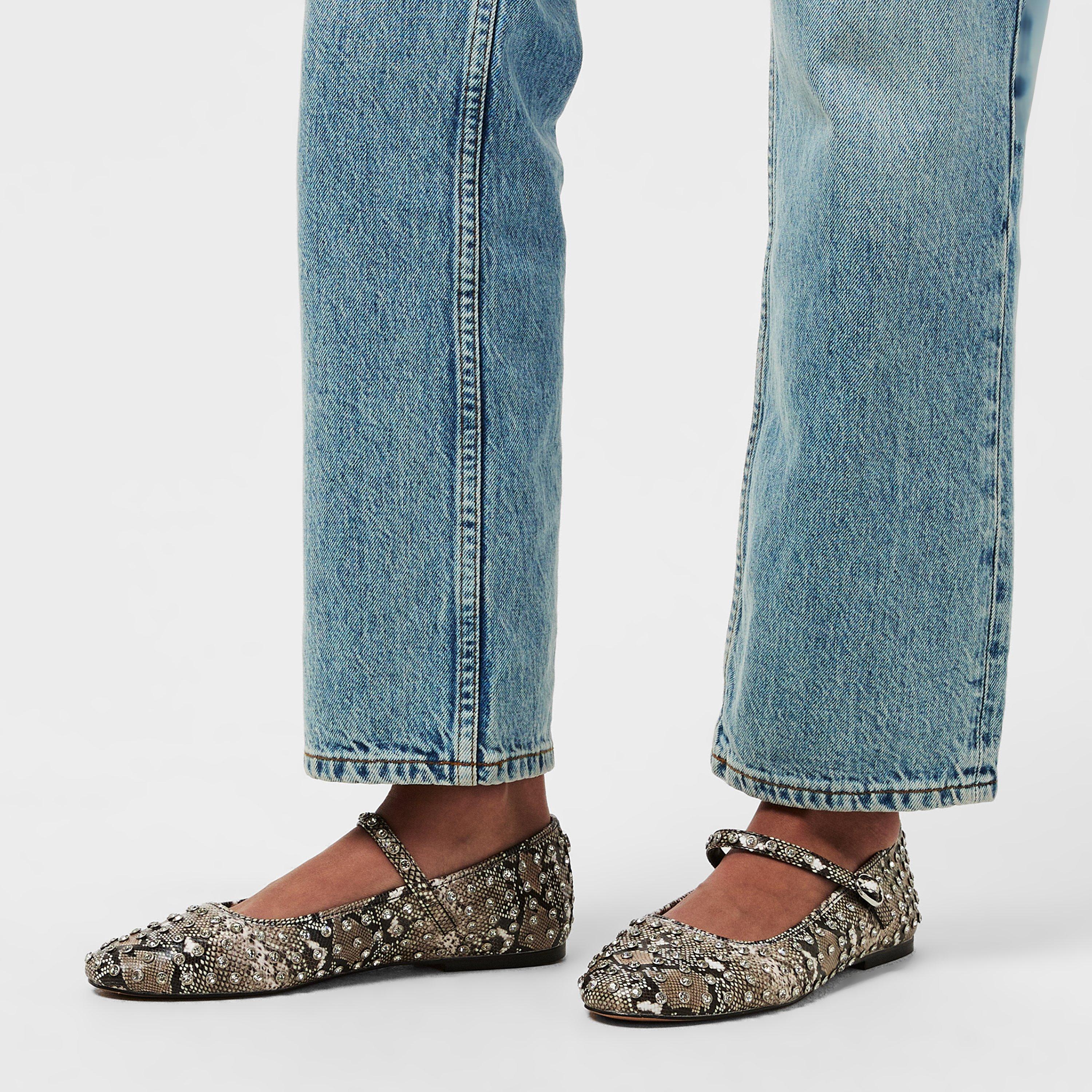 Natural Snake - Steve Madden - Vinetta-R Rhinestone Sandal - 3