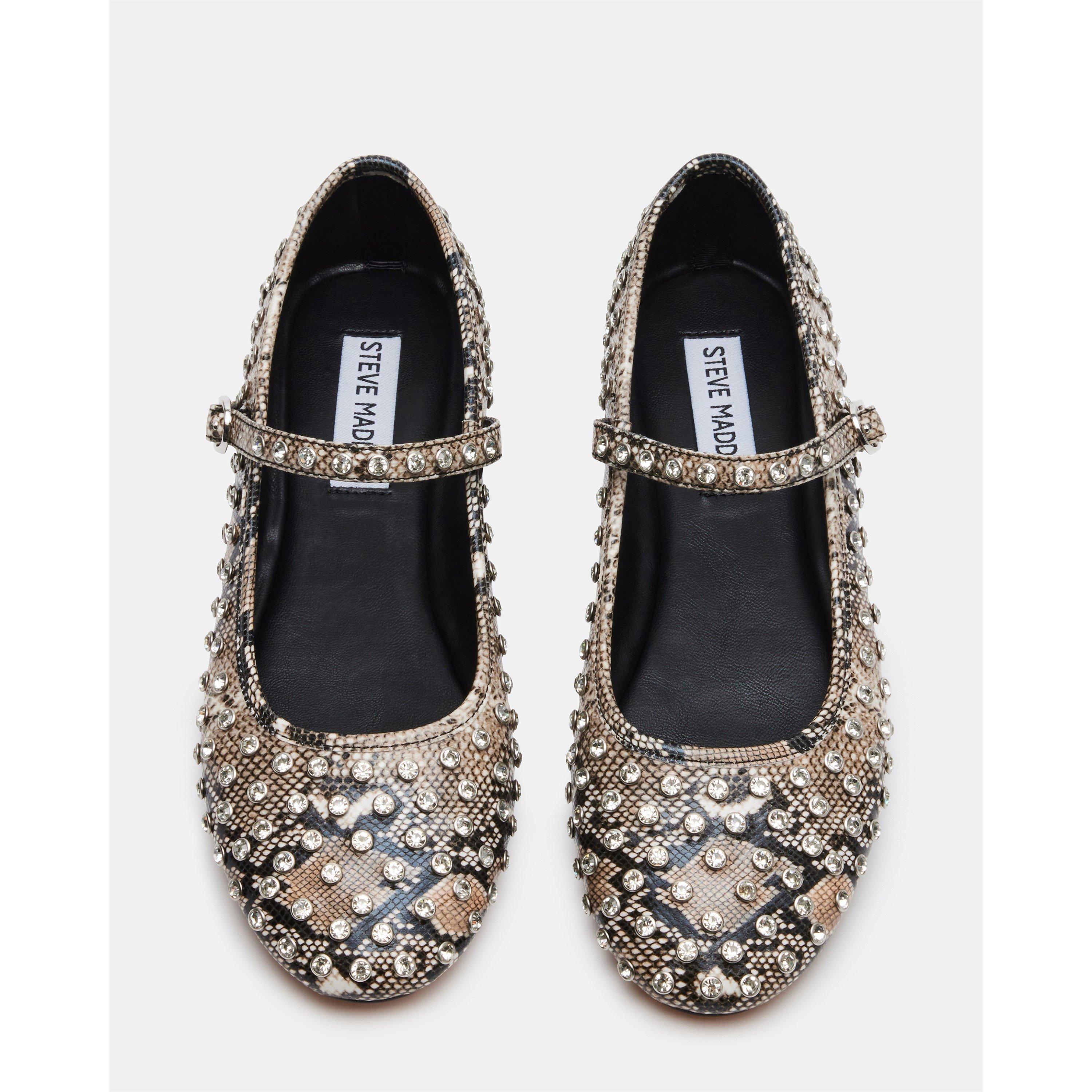 Natural Snake - Steve Madden - Vinetta-R Rhinestone Sandal - 4