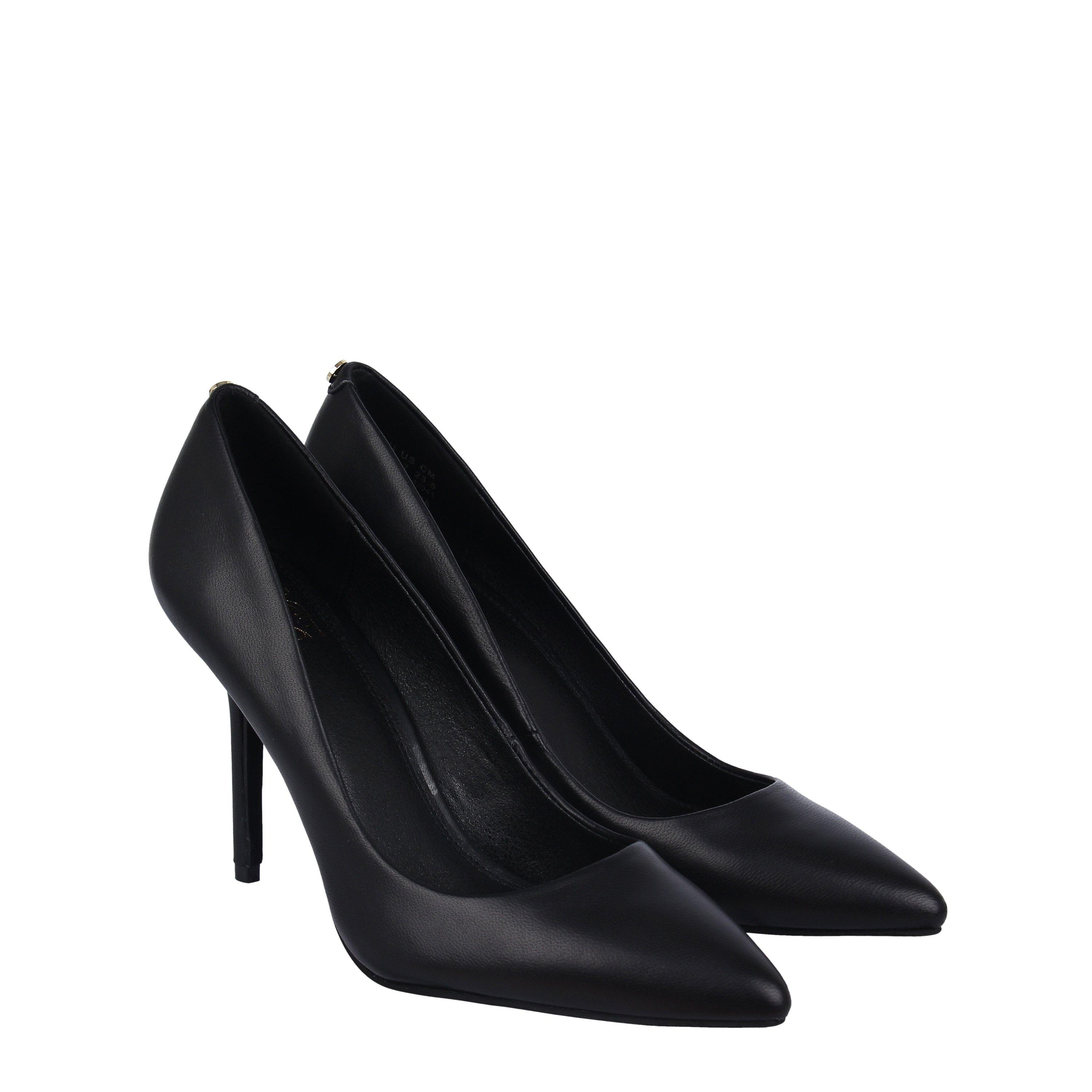 Black Leather - Biba - Women's Kendall Stiletto Court Shoes - 5