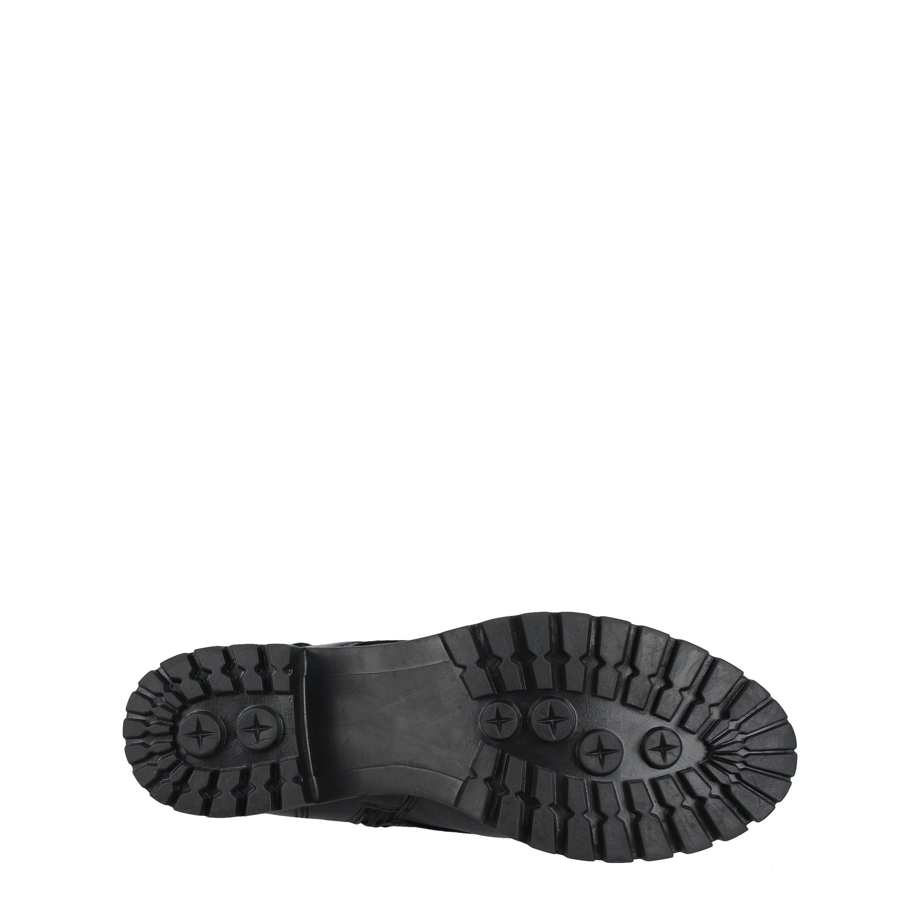 Nero - Biba - Women's Lace-Up Biker Boots - 6