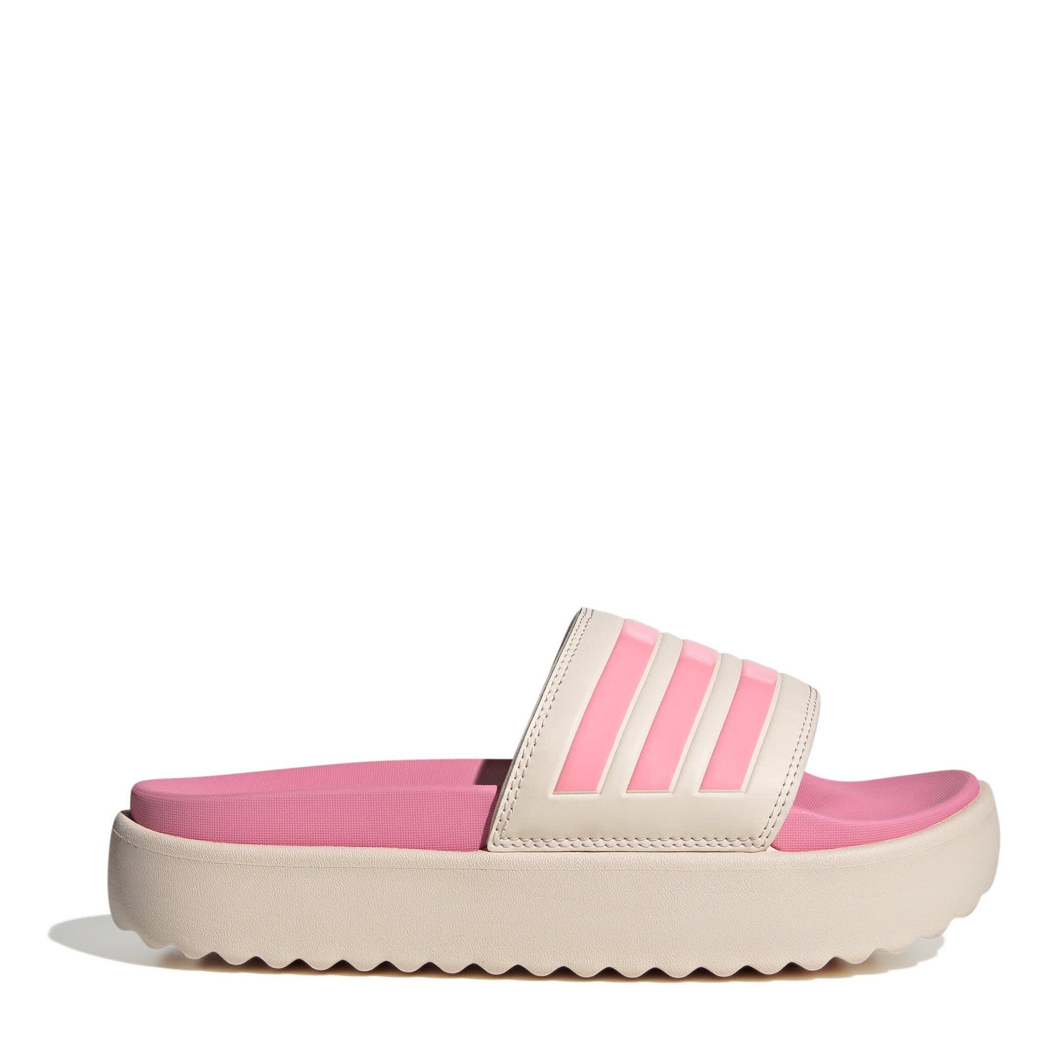 Adidas pink slide hotsell