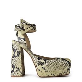 Bottega Veneta Python Platform Pumps