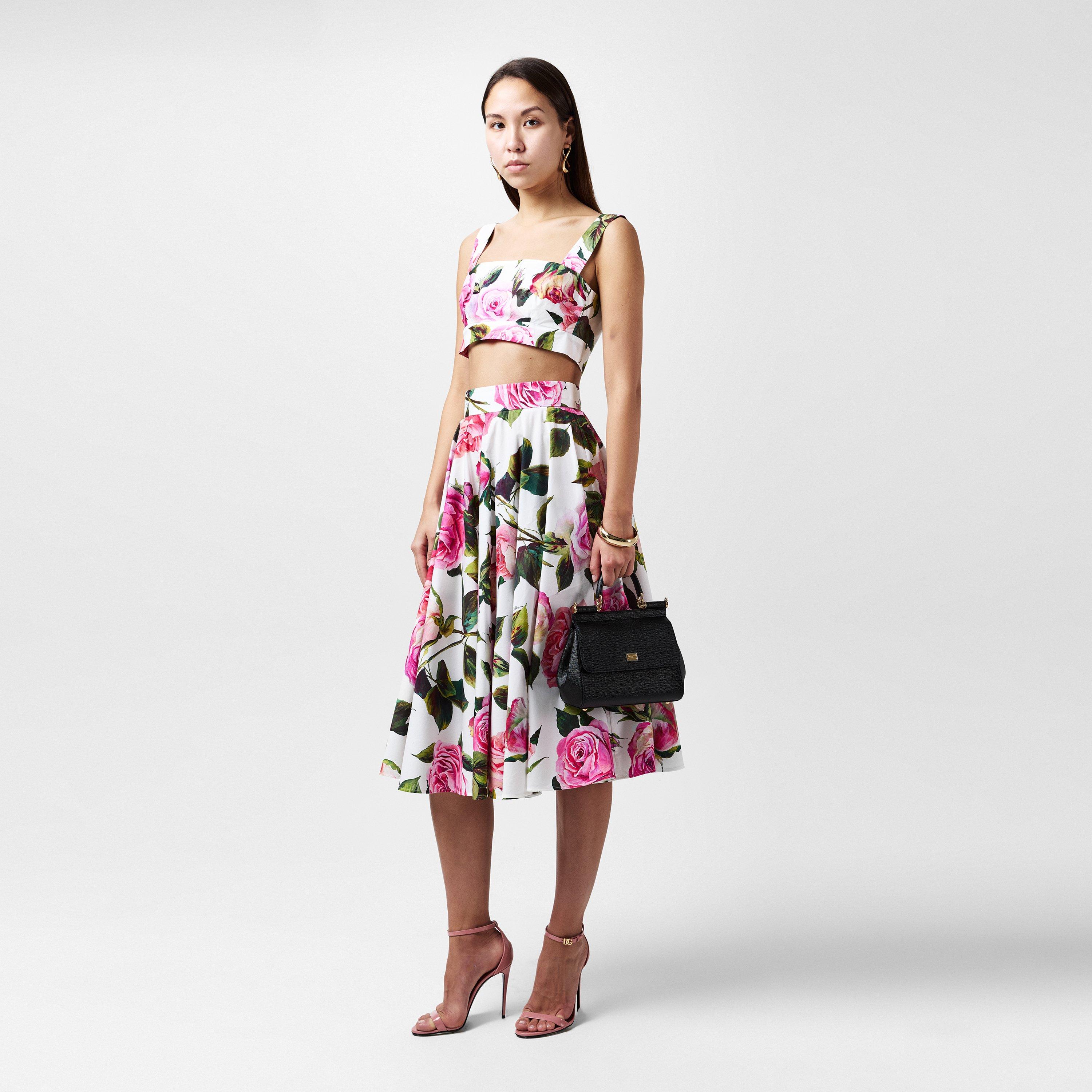 Pink - Dolce and Gabbana - Leather Strappy Sandals - 7