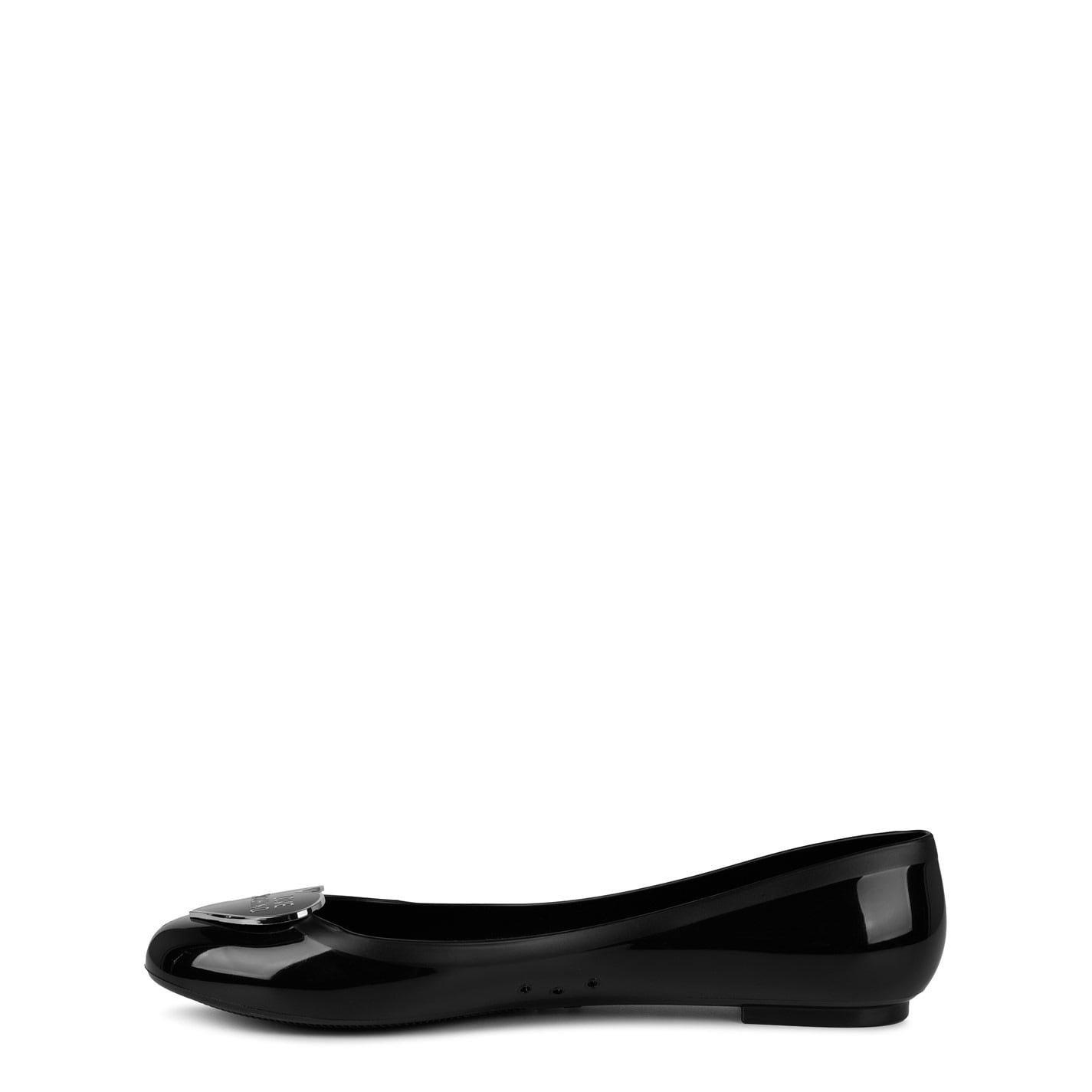 Black/Silver - Love Moschino - Jelly Ballet Pumps - 3