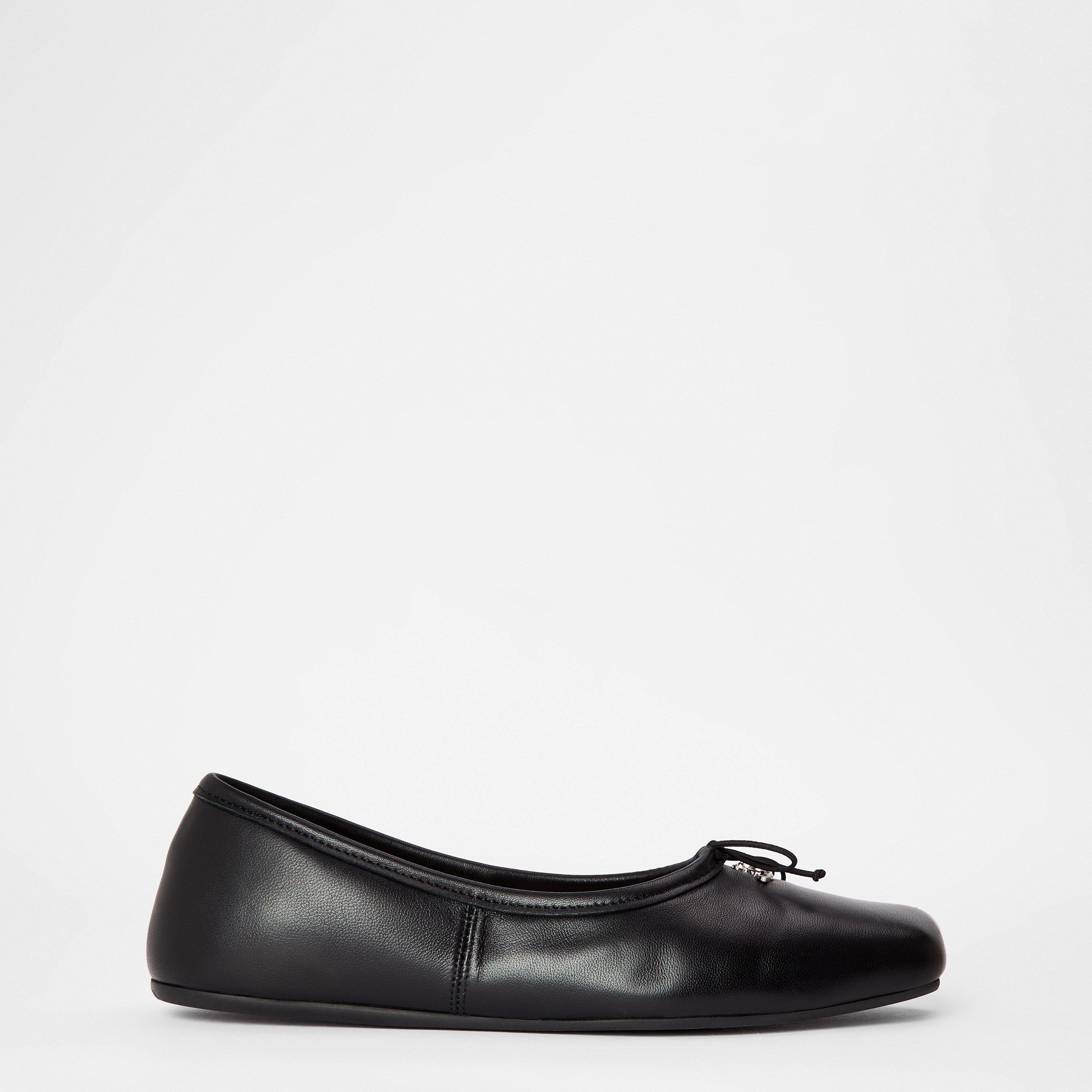 Vivienne Westwood Women's Leather Brigitte Ballerina Pumps - Black Leather - Size 4 (37)