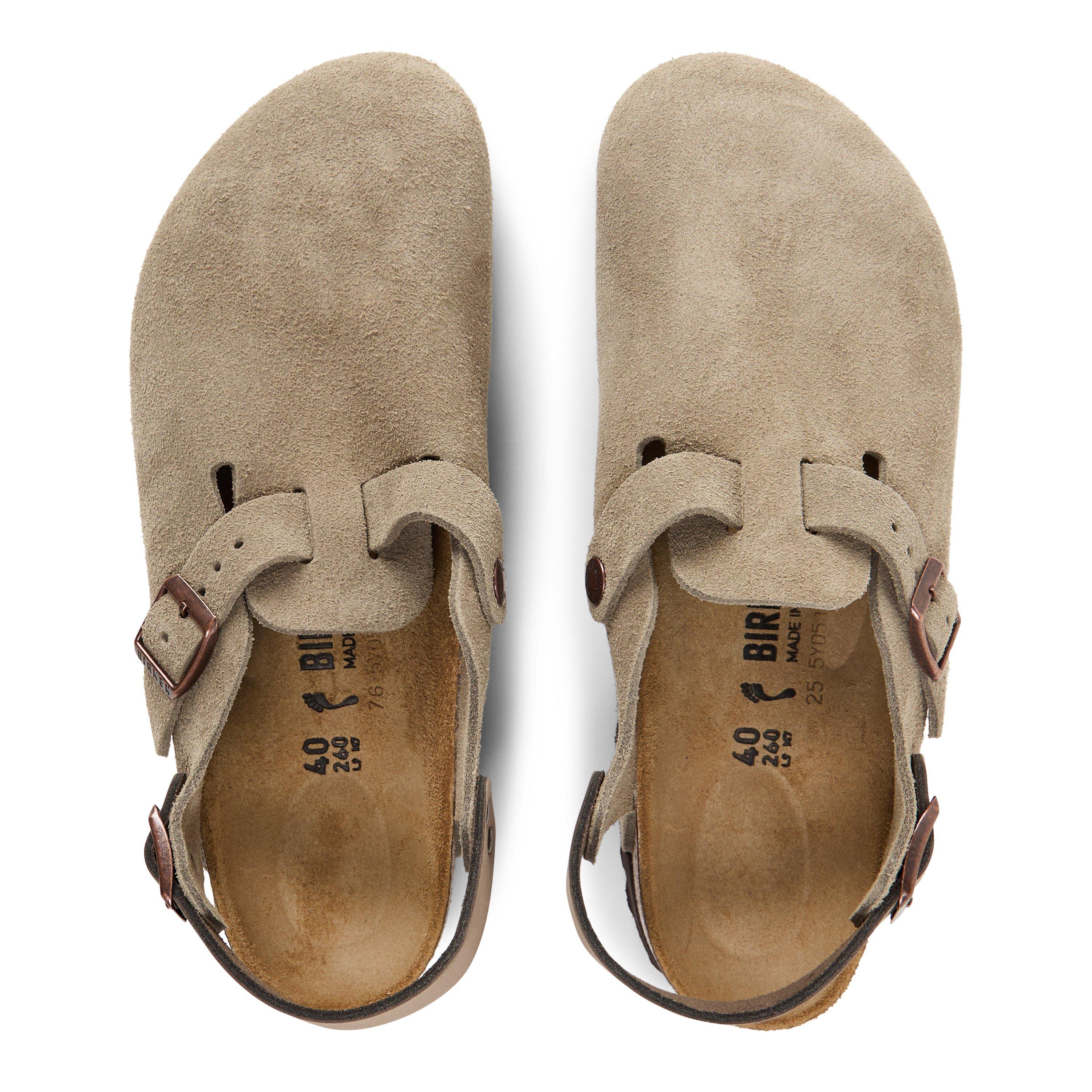 Taupe Suede - Birkenstock - Tokio Clogs - 4
