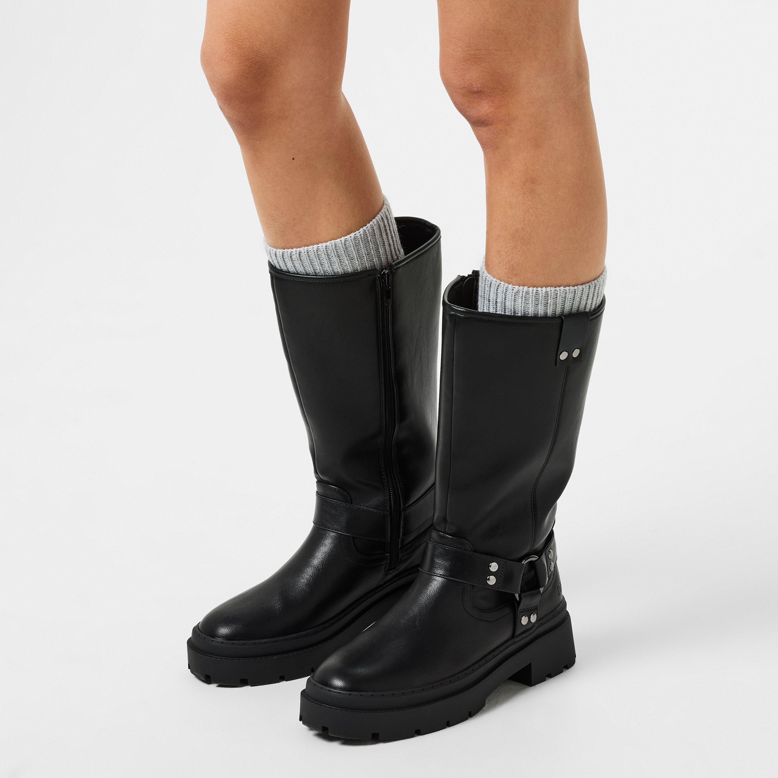 Black - Jack Wills - Moto Boots - 2