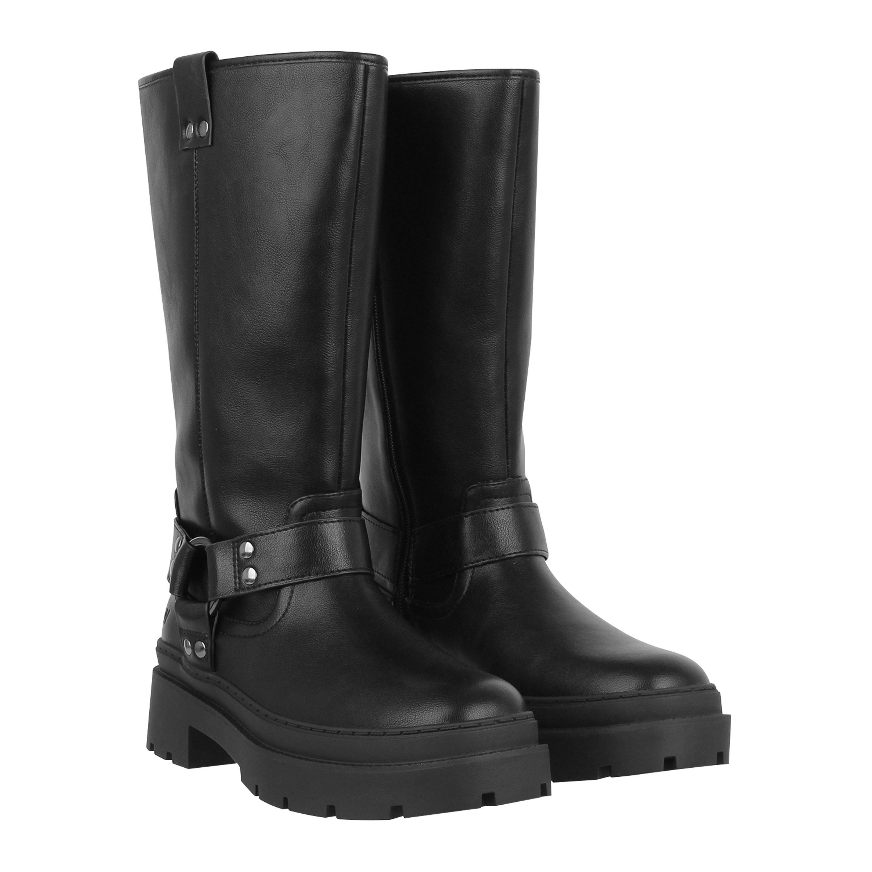 Black - Jack Wills - Moto Boots - 4