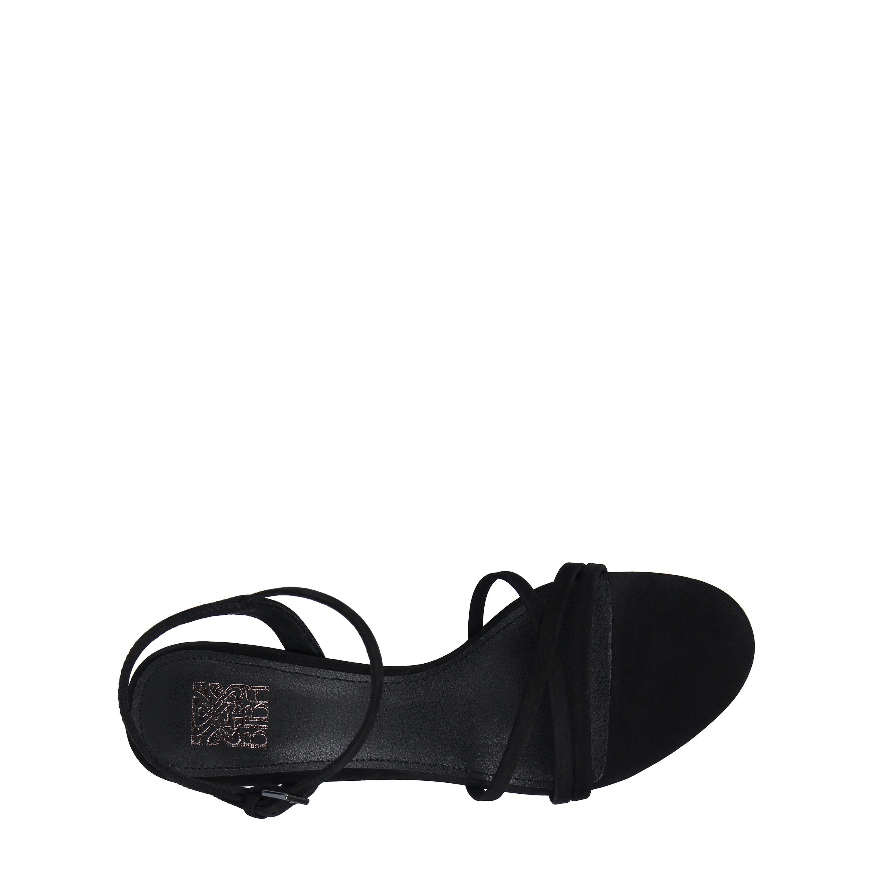 Black Leather - Biba - Women's Gigi Heeled Sandals - 3