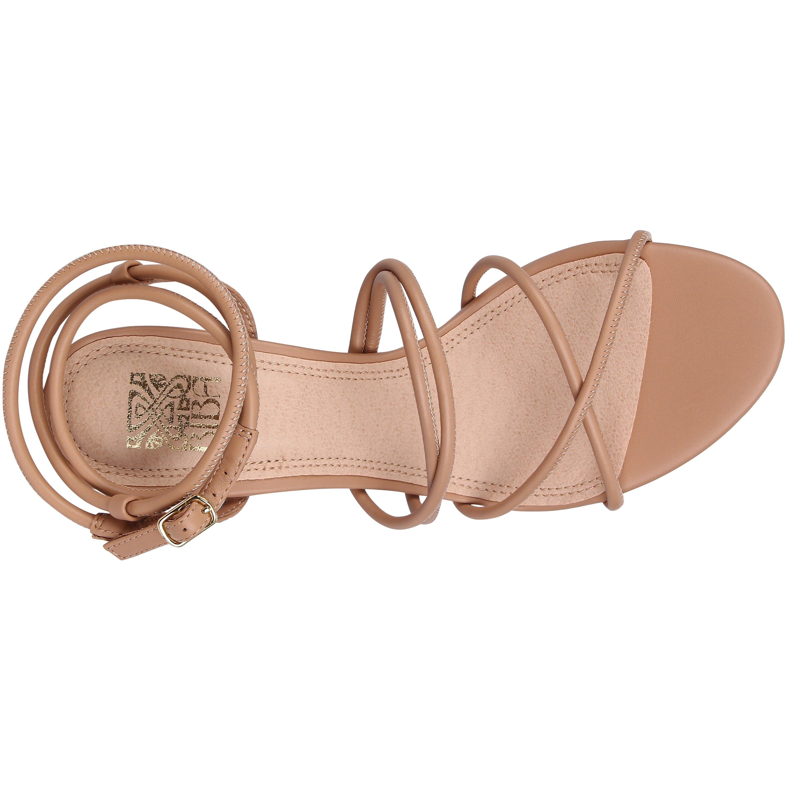 Nude Leather - Biba - Women's Selita Heeled Sandals - 3