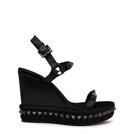 Christian Louboutin Women'S Pyraclou Leather Espadrilles, 110mm