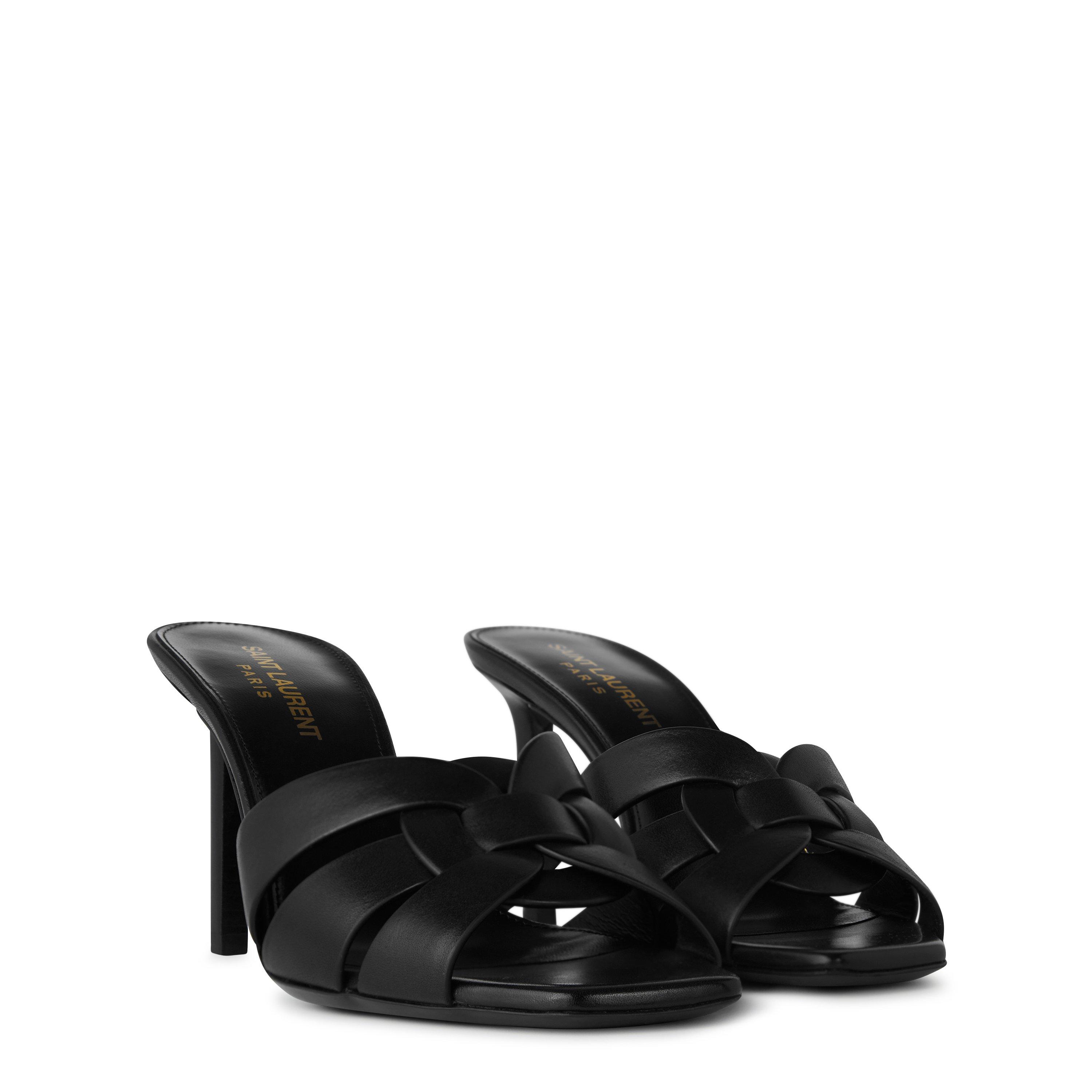 Black 1000 - Saint Laurent - Tribute 85mm Sandals - 4