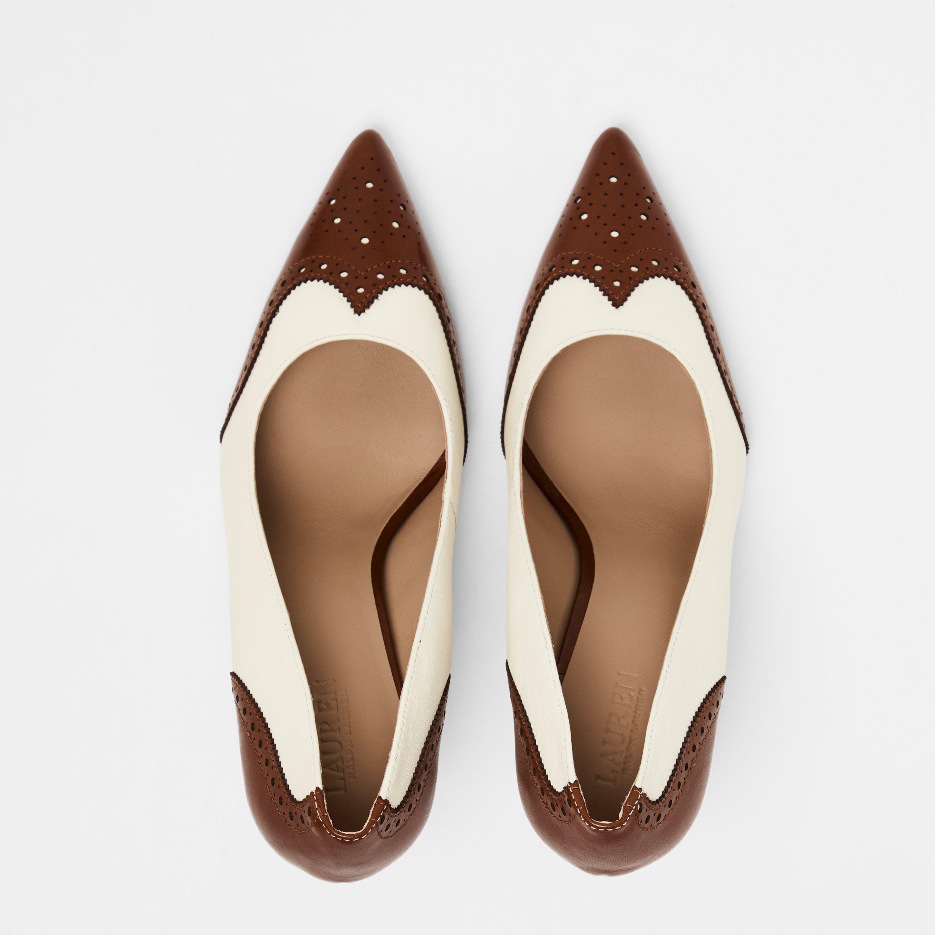 Deep Saddle Tan - Lauren by Ralph Lauren - Lynden Pumps - 5