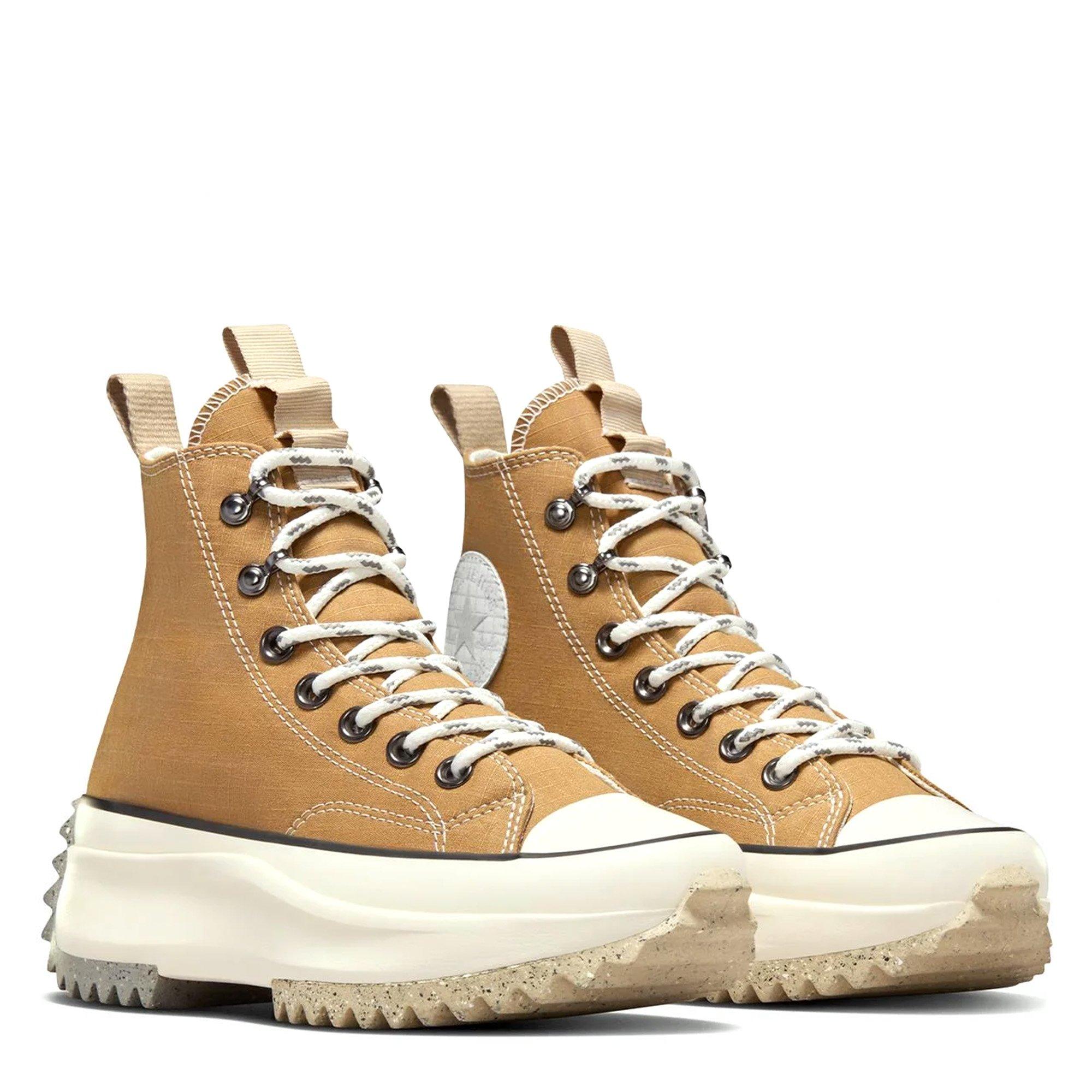 Sesame - Converse - Run Star Hike Utility Platform Hi Top Shoes - 5