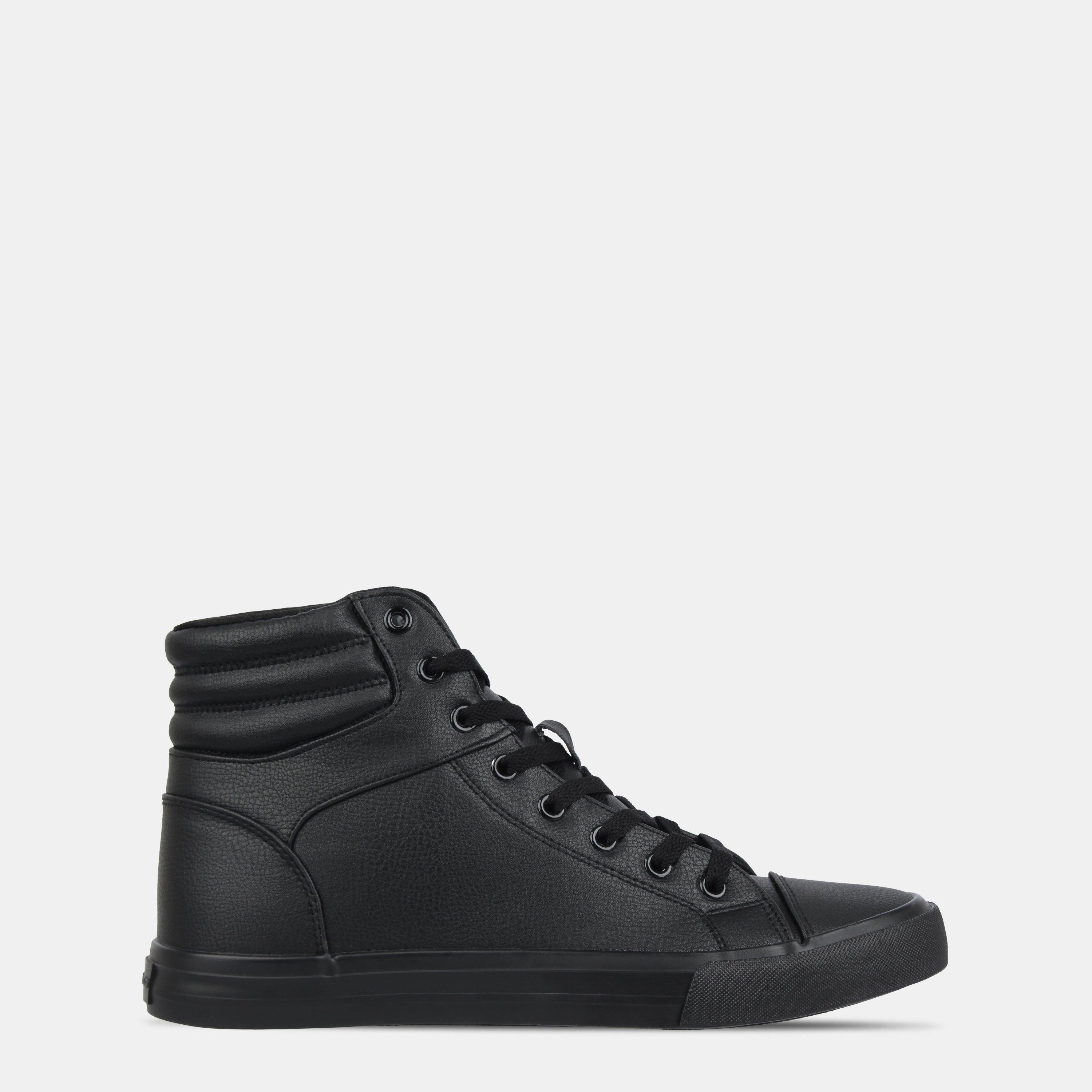 Black/Black - SoulCal - Asti Hi Trainers Mens - 1