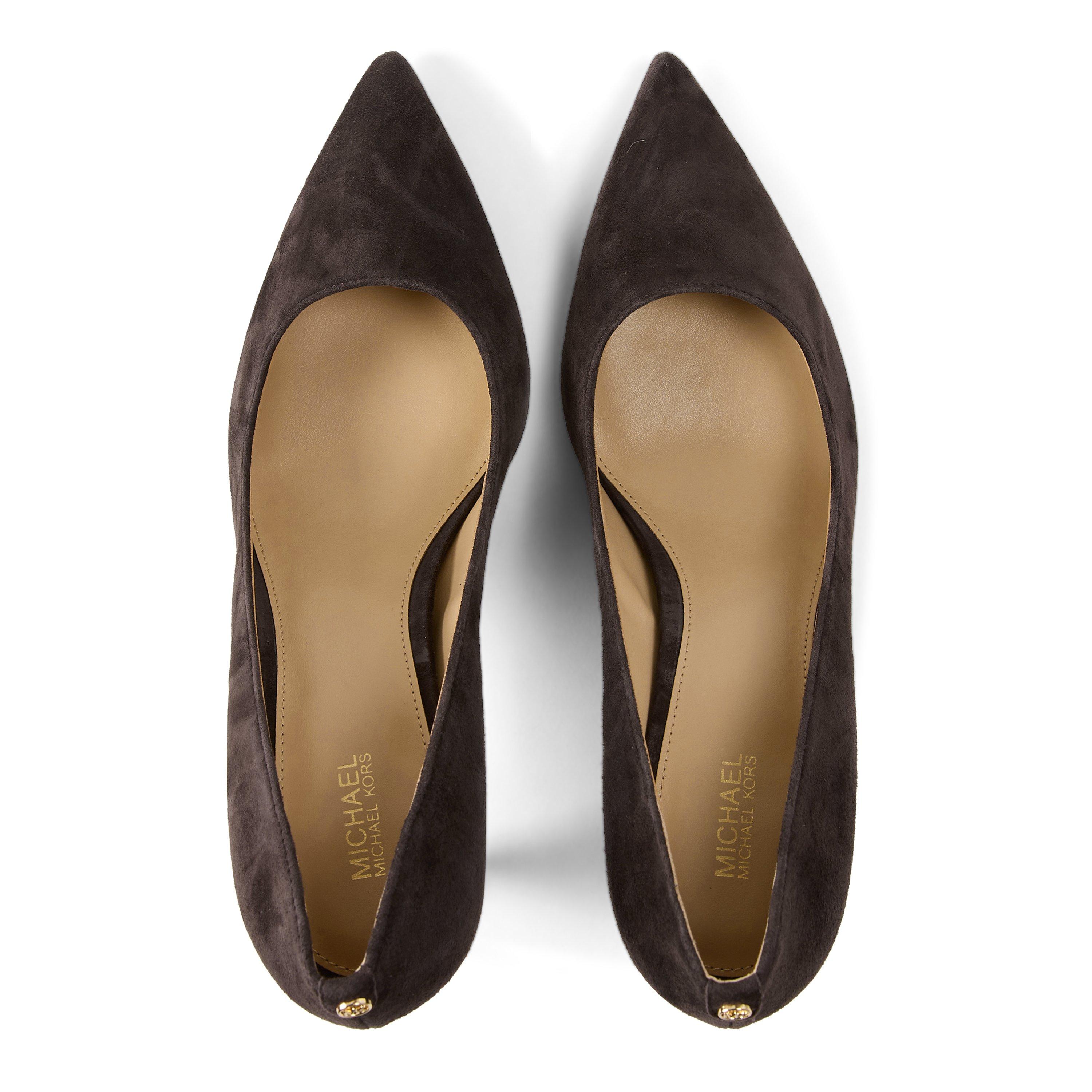 Choco Suede - MICHAEL Michael Kors - Michael Michael Kors Alina Pump Womens - 4