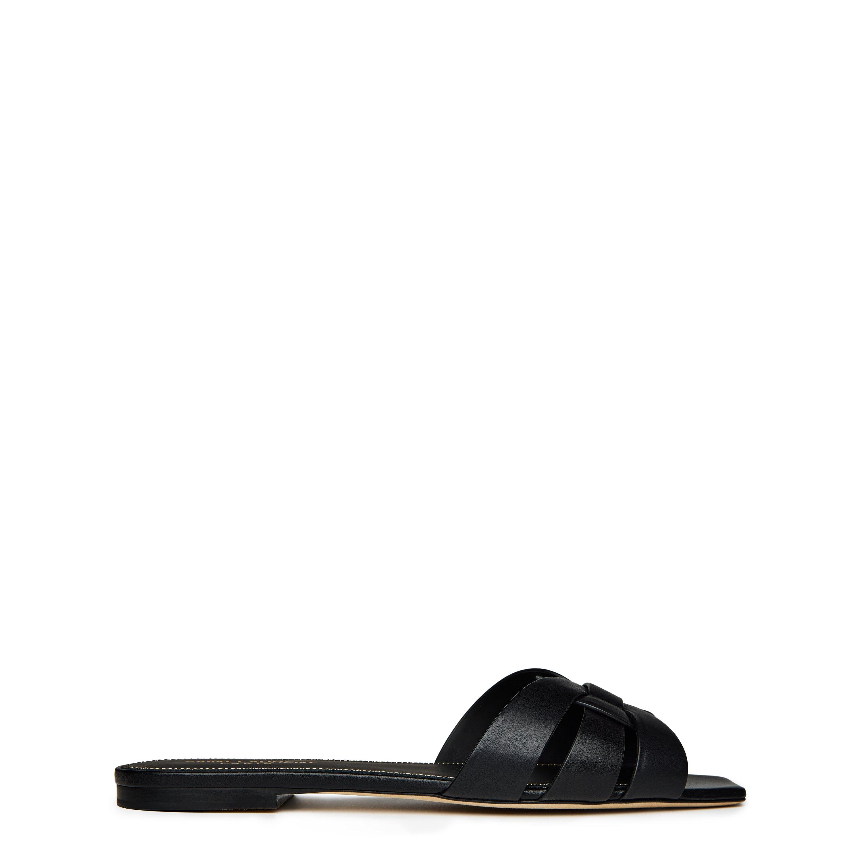 Nero 1000 - Saint Laurent - Tribute Mules in Smooth Leather - 1