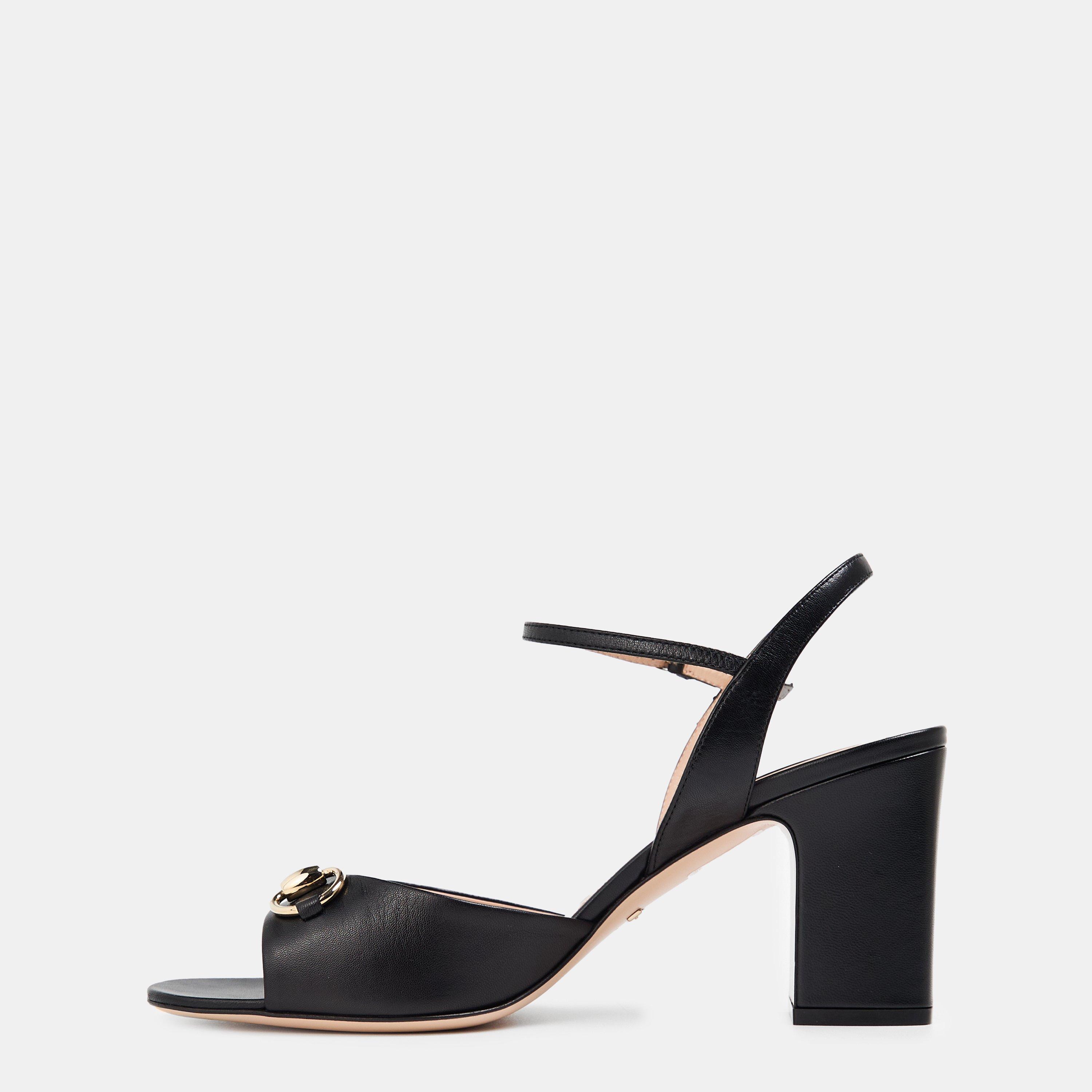 Black - Gucci - Horsebit Sandals - 2