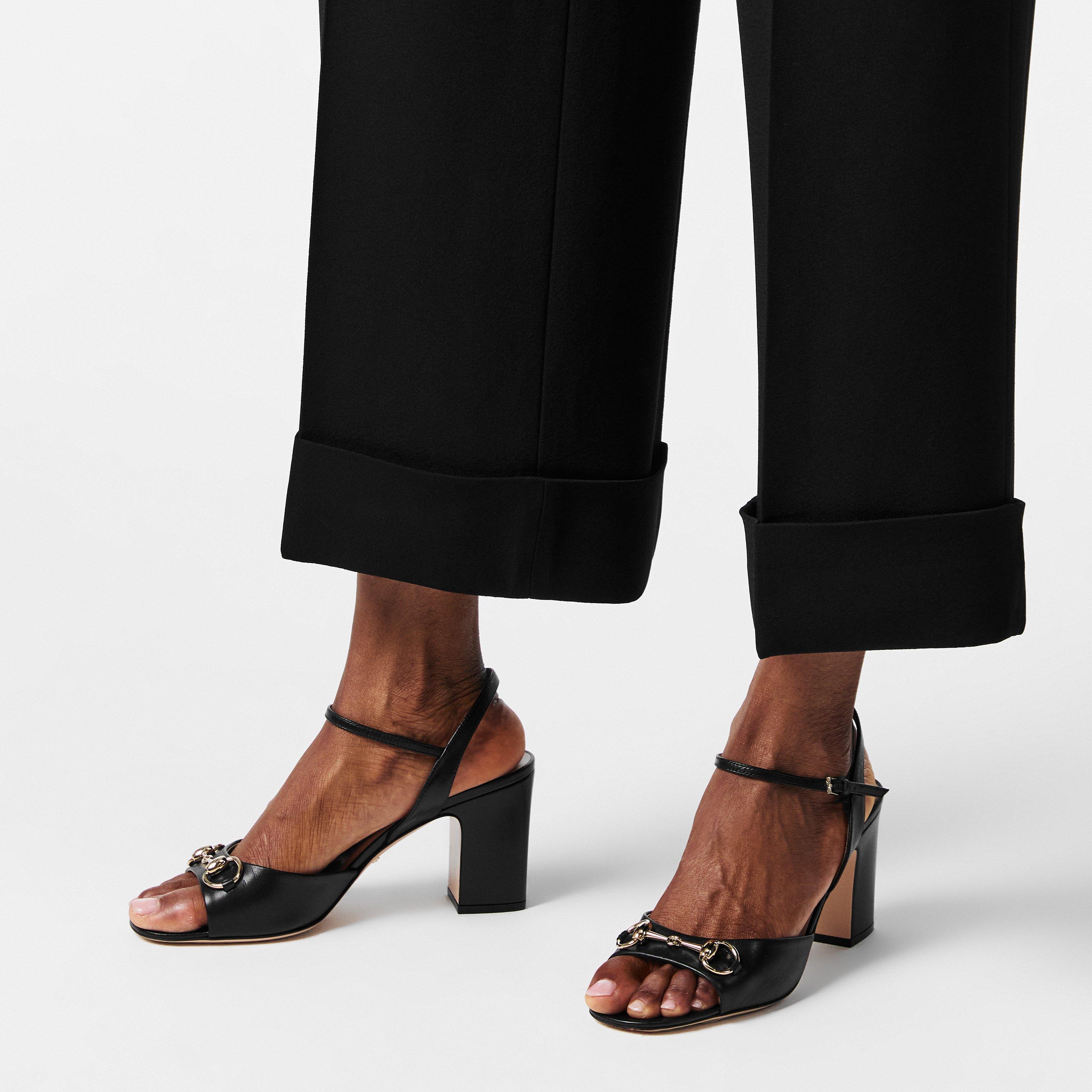 Black - Gucci - Horsebit Sandals - 3
