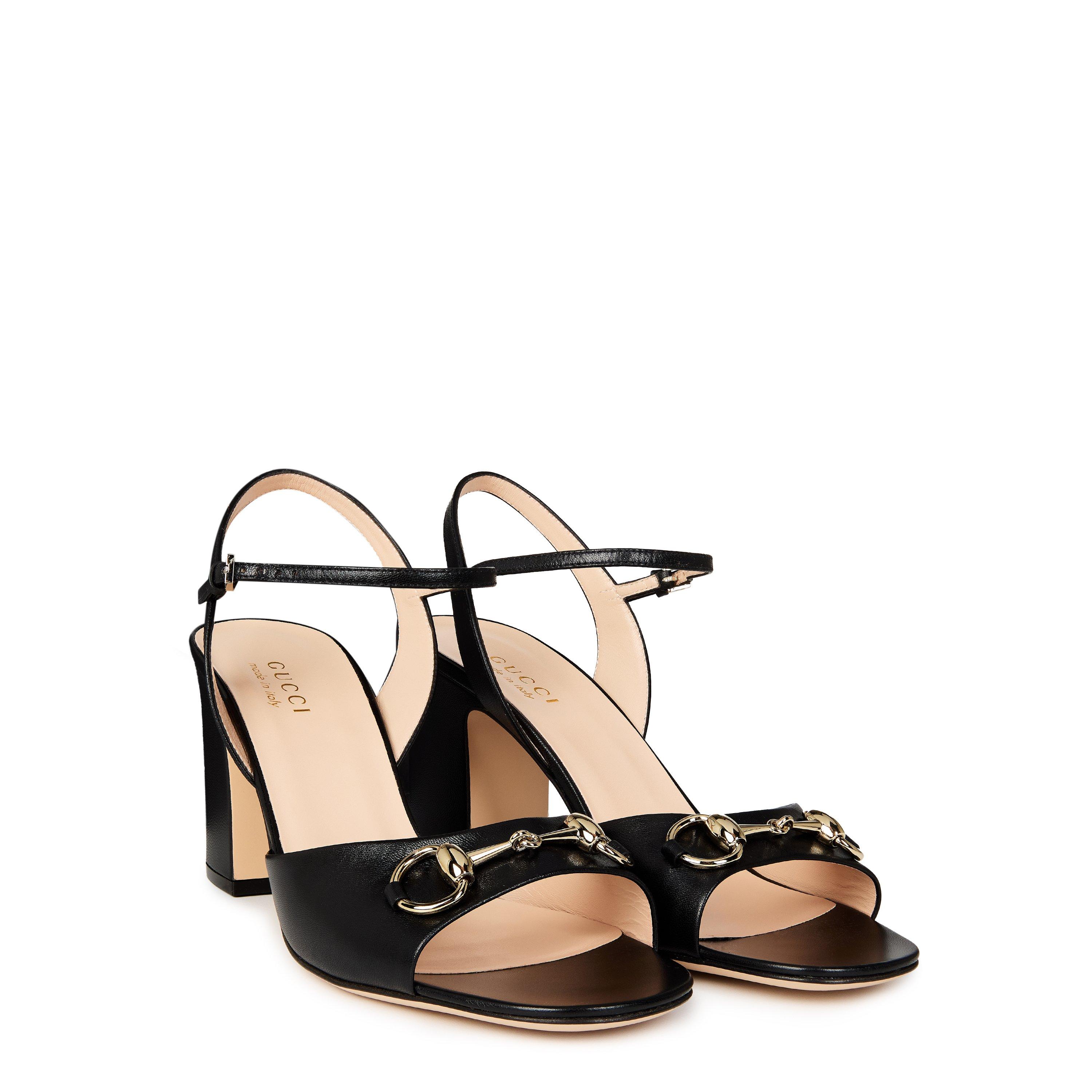 Black - Gucci - Horsebit Sandals - 4