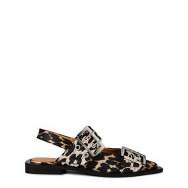 Ganni Feminine Buckle Ballerinas