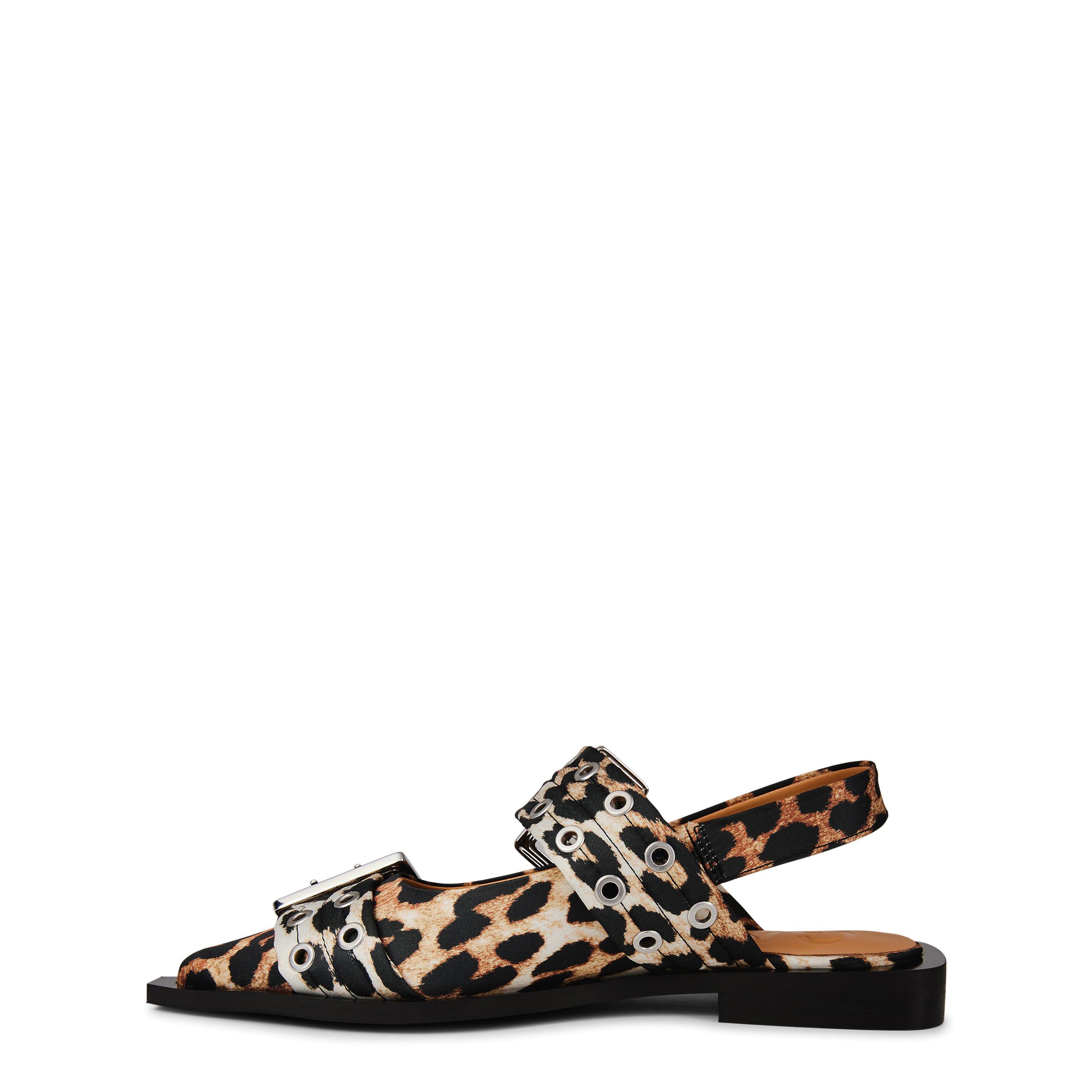Leopard - Ganni - Feminine Buckle Ballerinas - 3