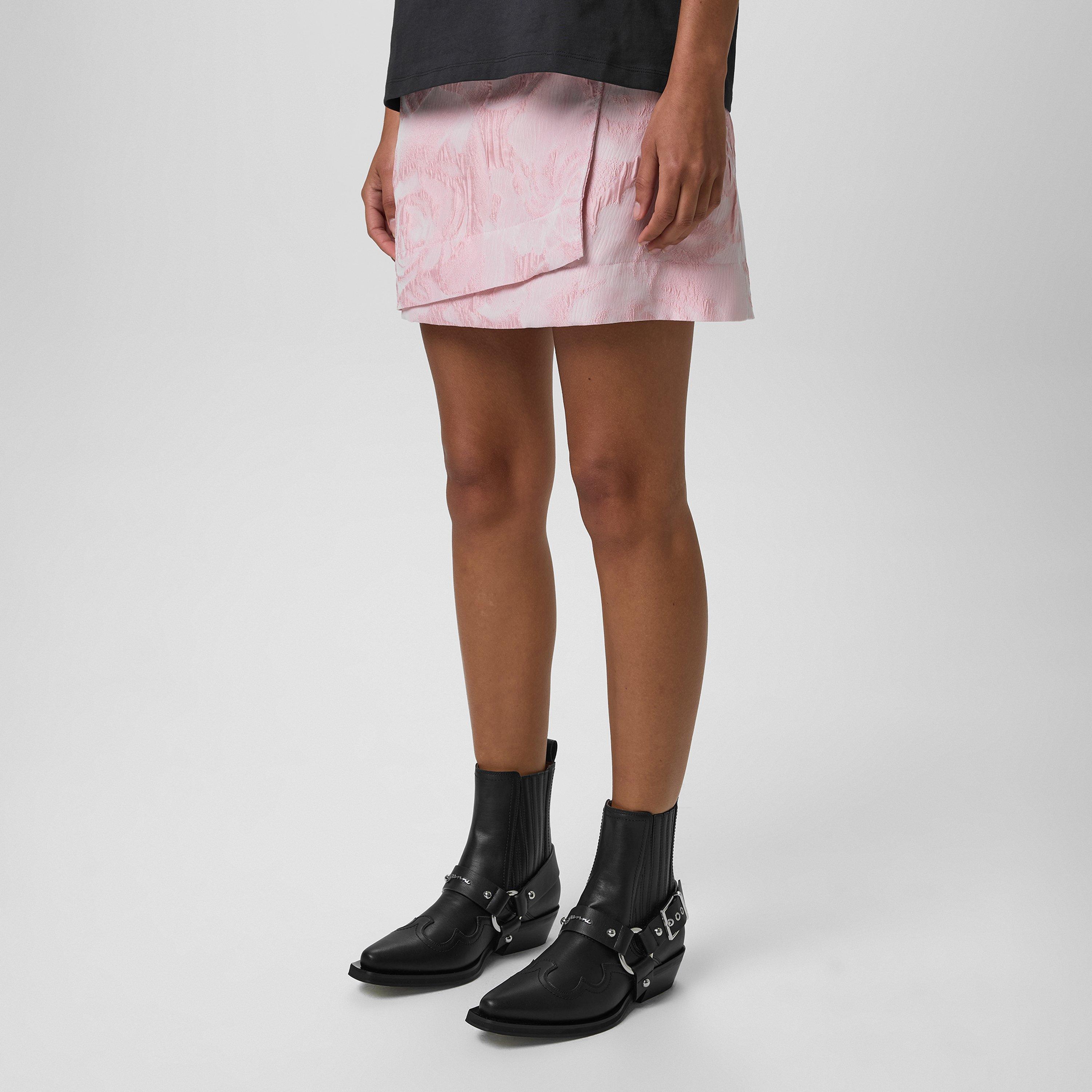 Black - Ganni - Women's Low-Cut Western Cowboy Boots - 2