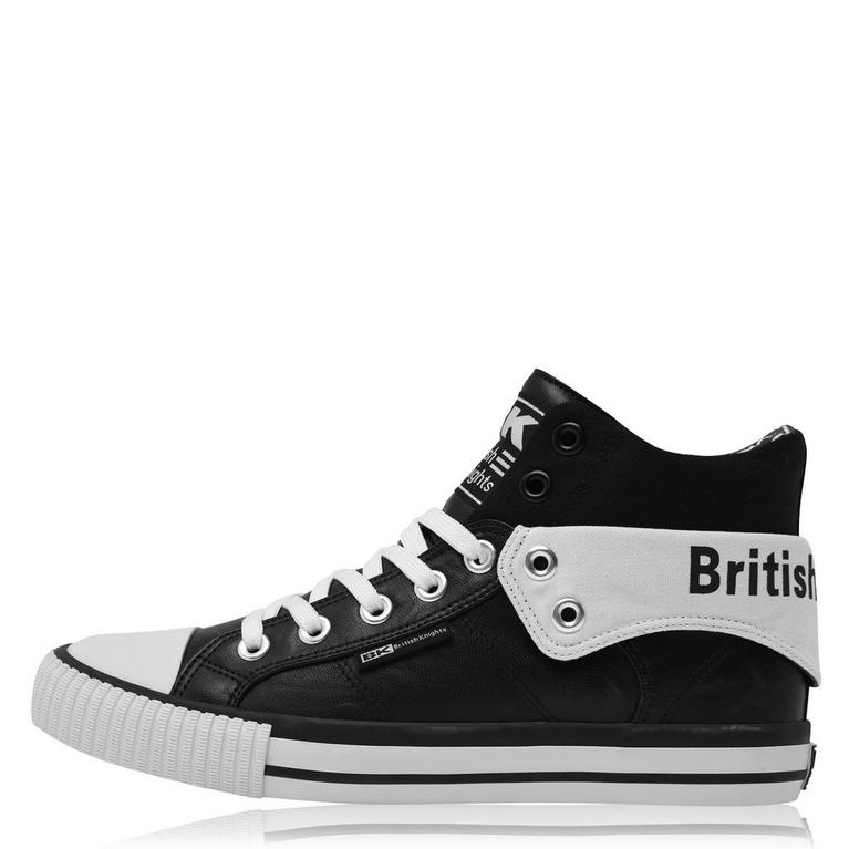 Noir/Blanc - British Knights - British Roco Fold PU Mens Shoes - 2