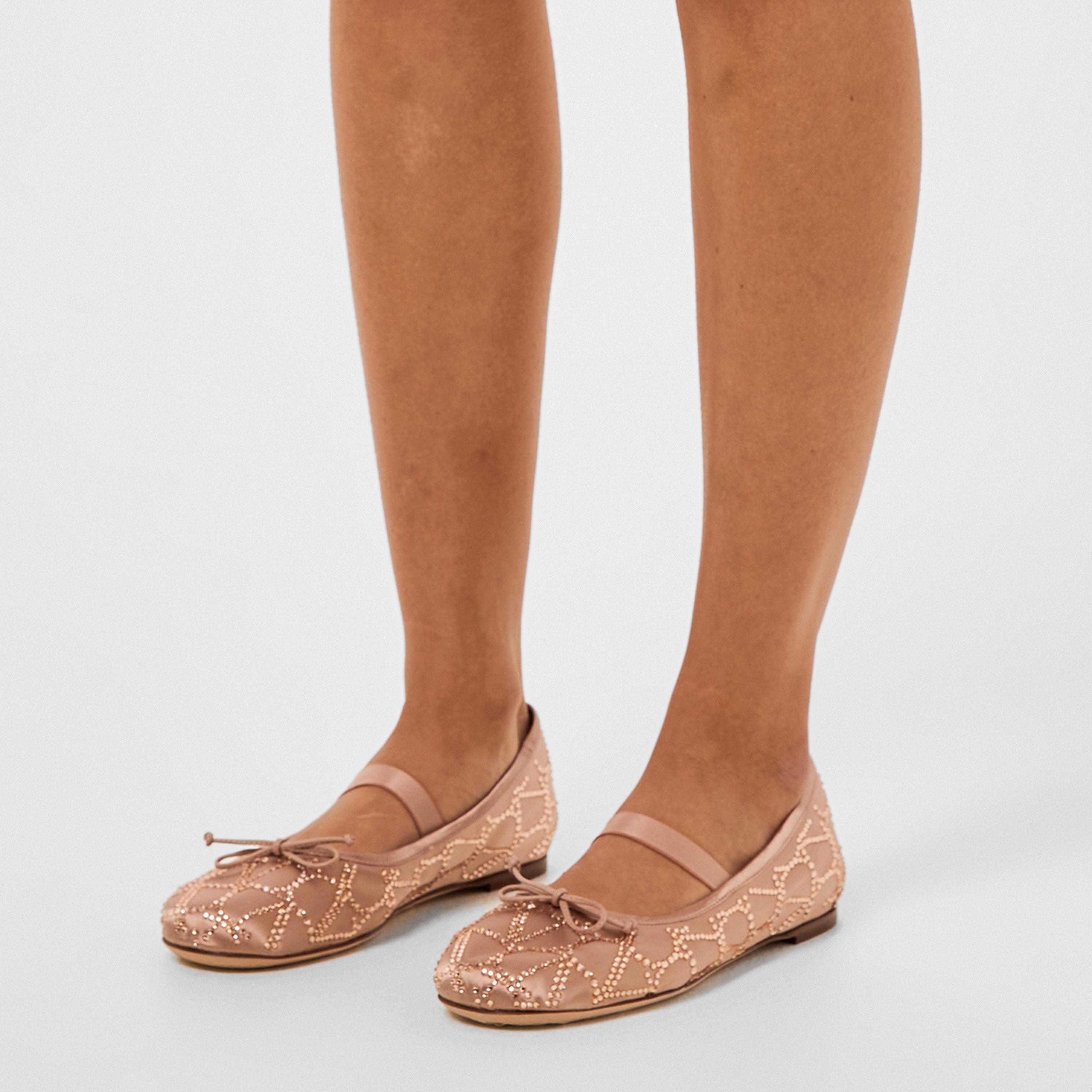 Nude/Peach - Valentino Garavani - Iconographe Ballet Flats - 3