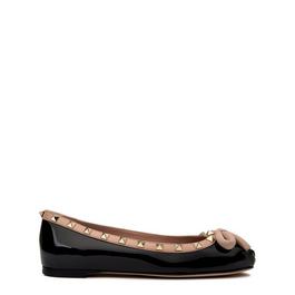 Valentino Garavani Vg Ballerina Rockstud Ballet Pumps