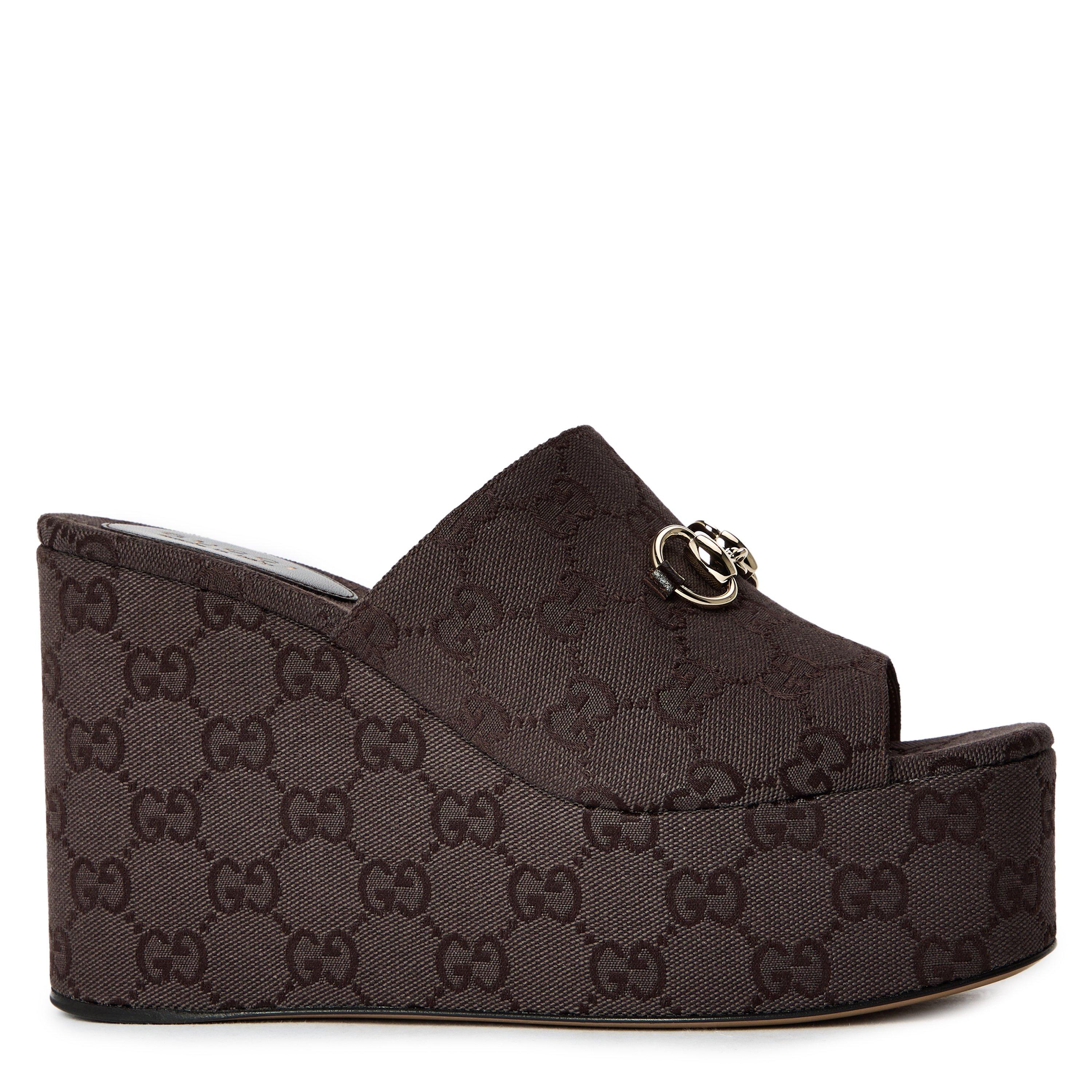 Horsebit Wedge Sandals