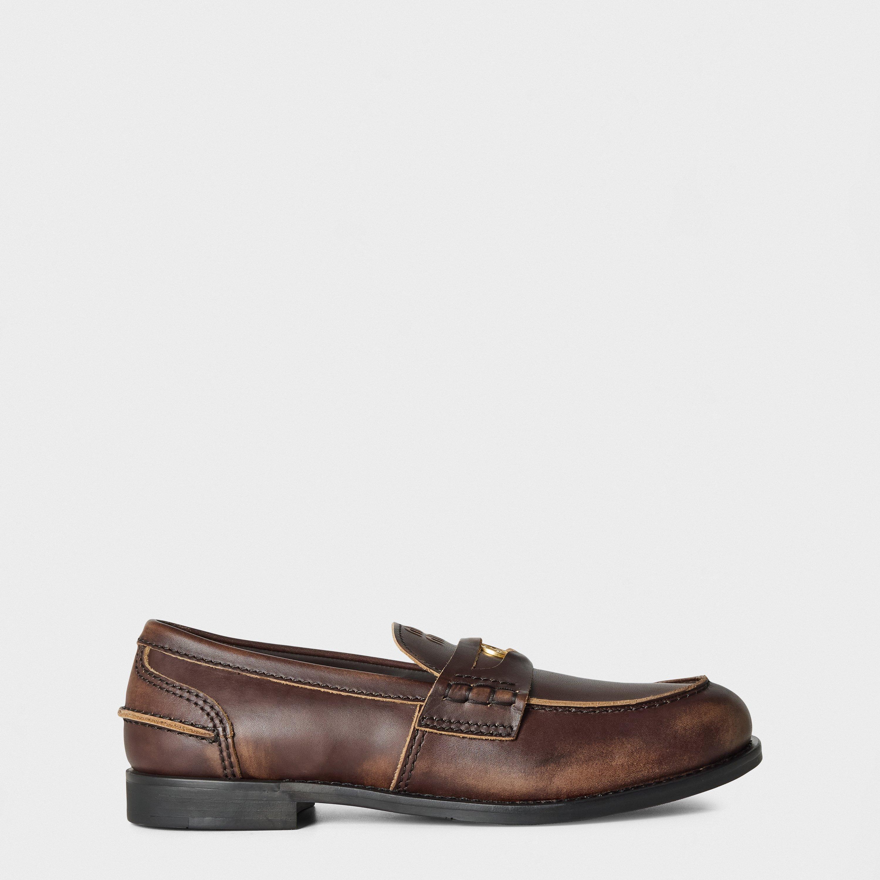 Miu Miu Leather Penny Loafers - Ebano - Size 7 (40)
