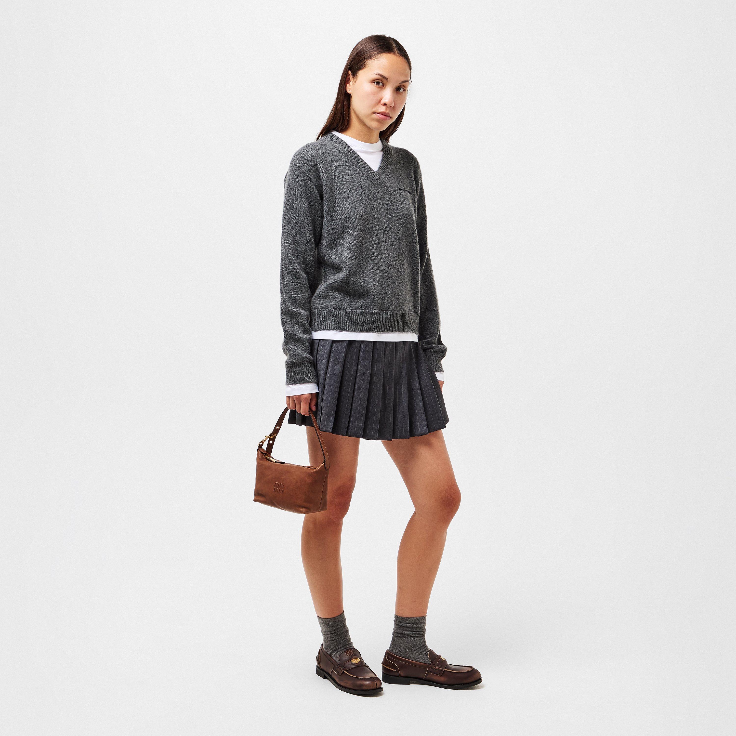 Ebano - Miu Miu - Leather Penny Loafers - 6