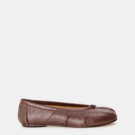 Maison Margiela Leather Tabi Ballet Flats