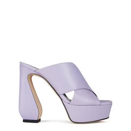 Sergio Rossi Platform Leather Mules