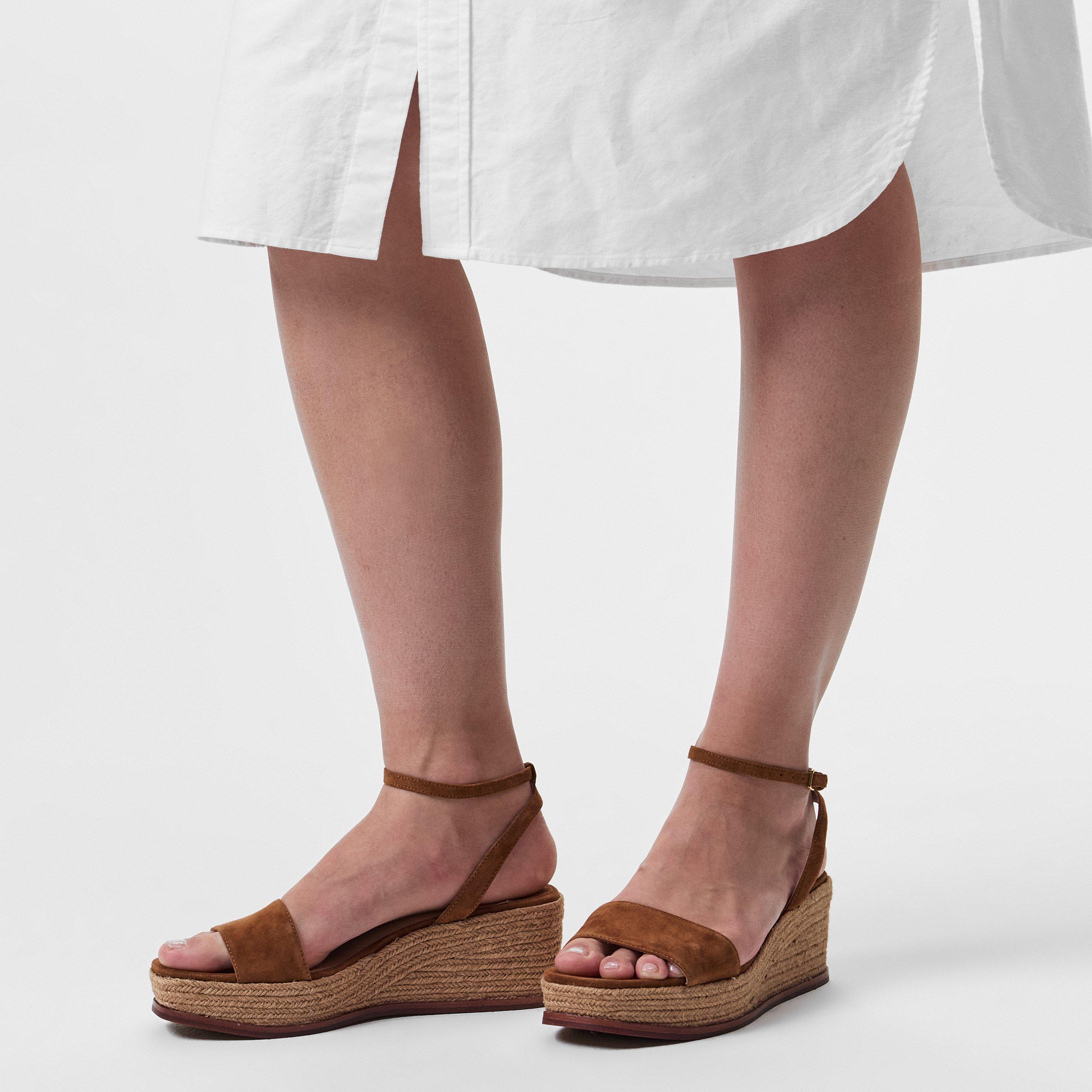 Whiskey - Lauren by Ralph Lauren - Leona Wedge Heels - 3