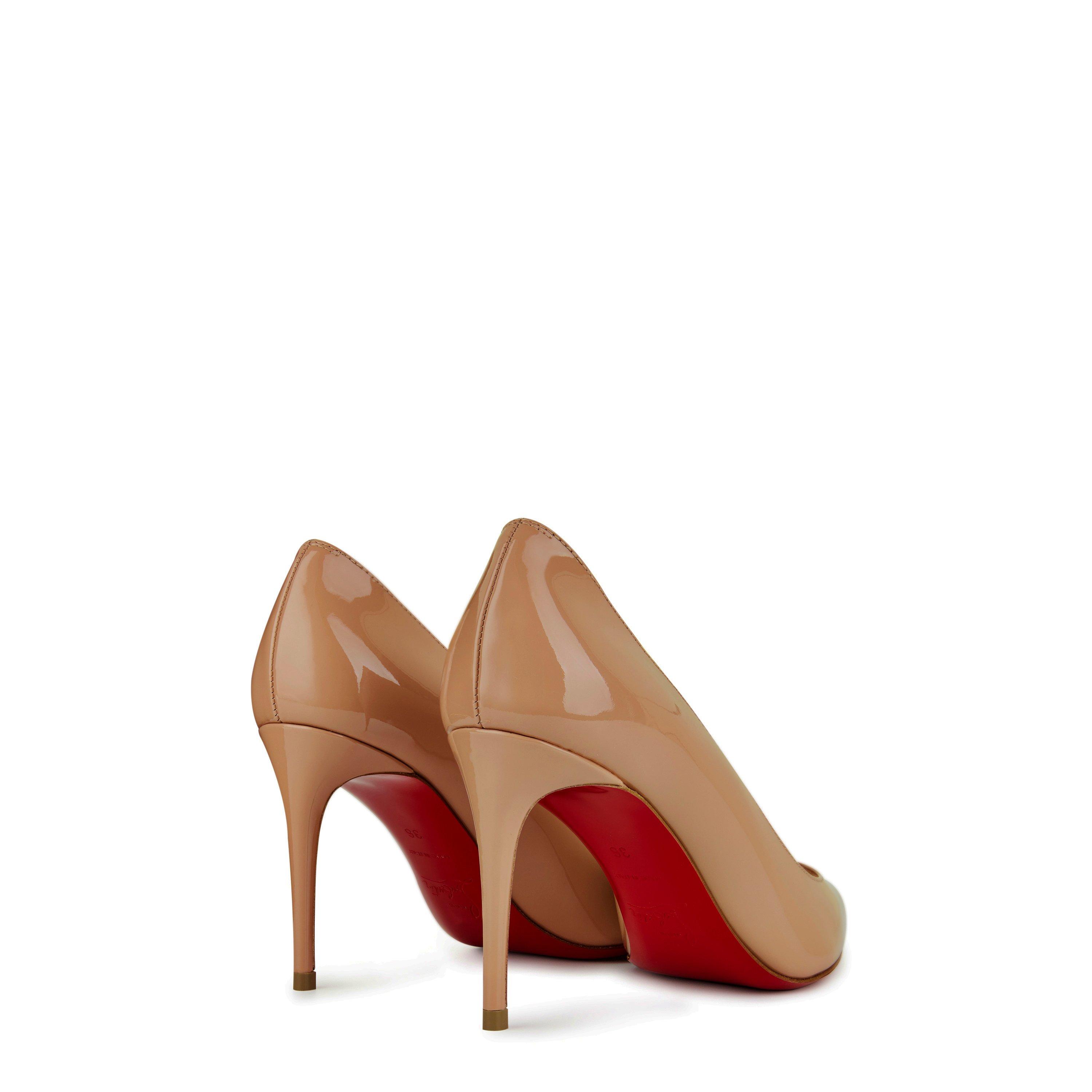 Blush PK1A - Christian Louboutin - Kate 85mm Patent Leather Pumps - 5