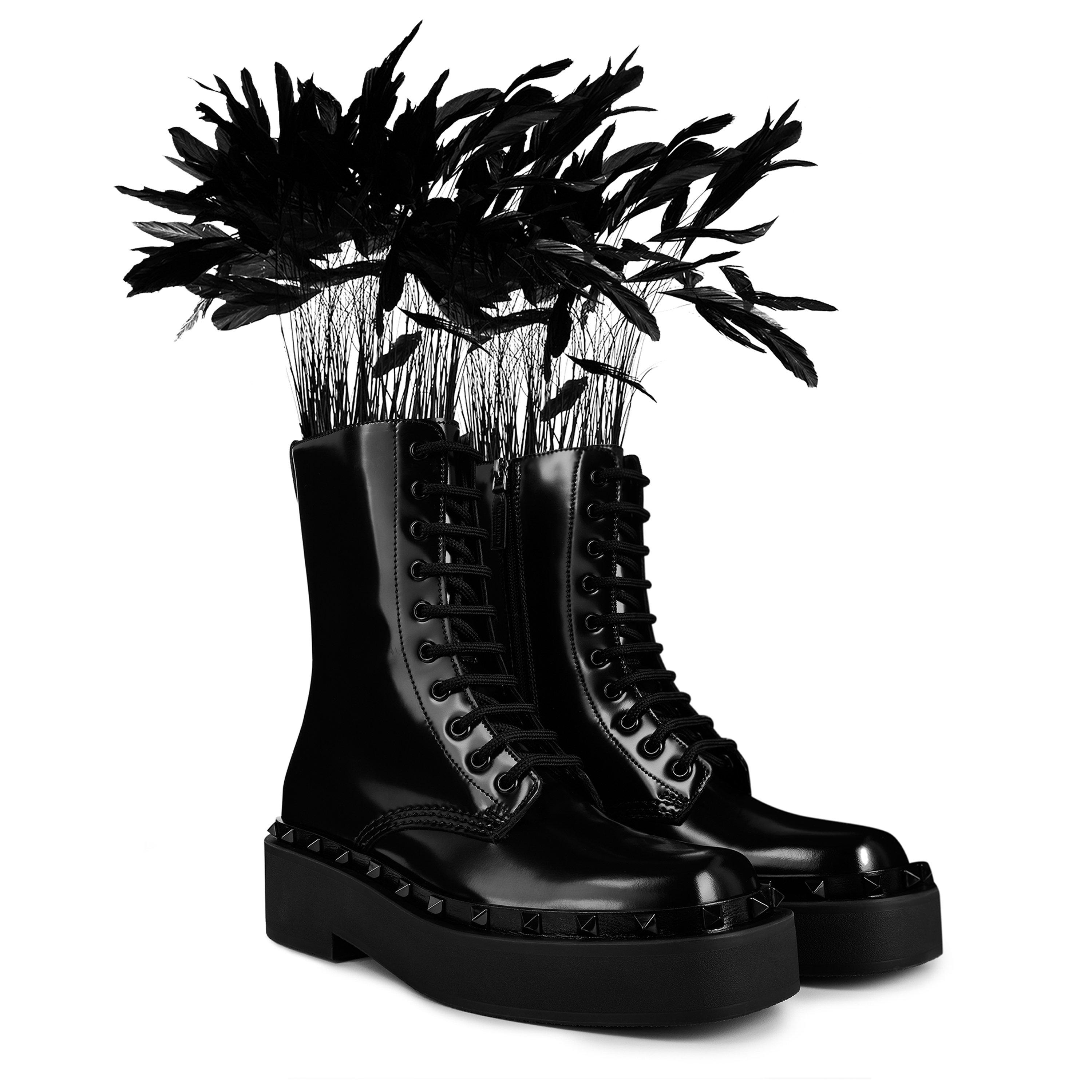 Black - Valentino Garavani - VG Combat Bt Ld33 - 5