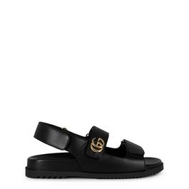 Gucci Mortiz Open Toe Leather Sandals